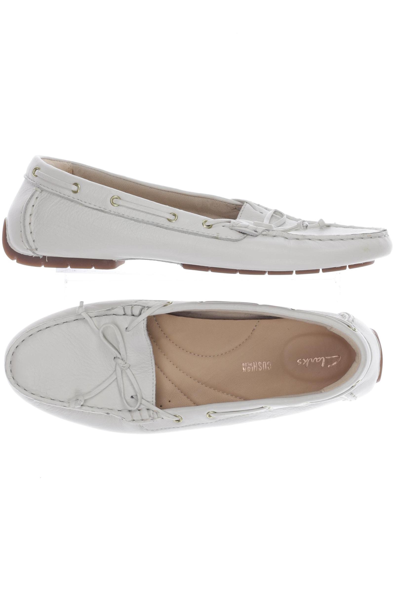 

Clarks Damen Halbschuh, cremeweiß, Gr. 41