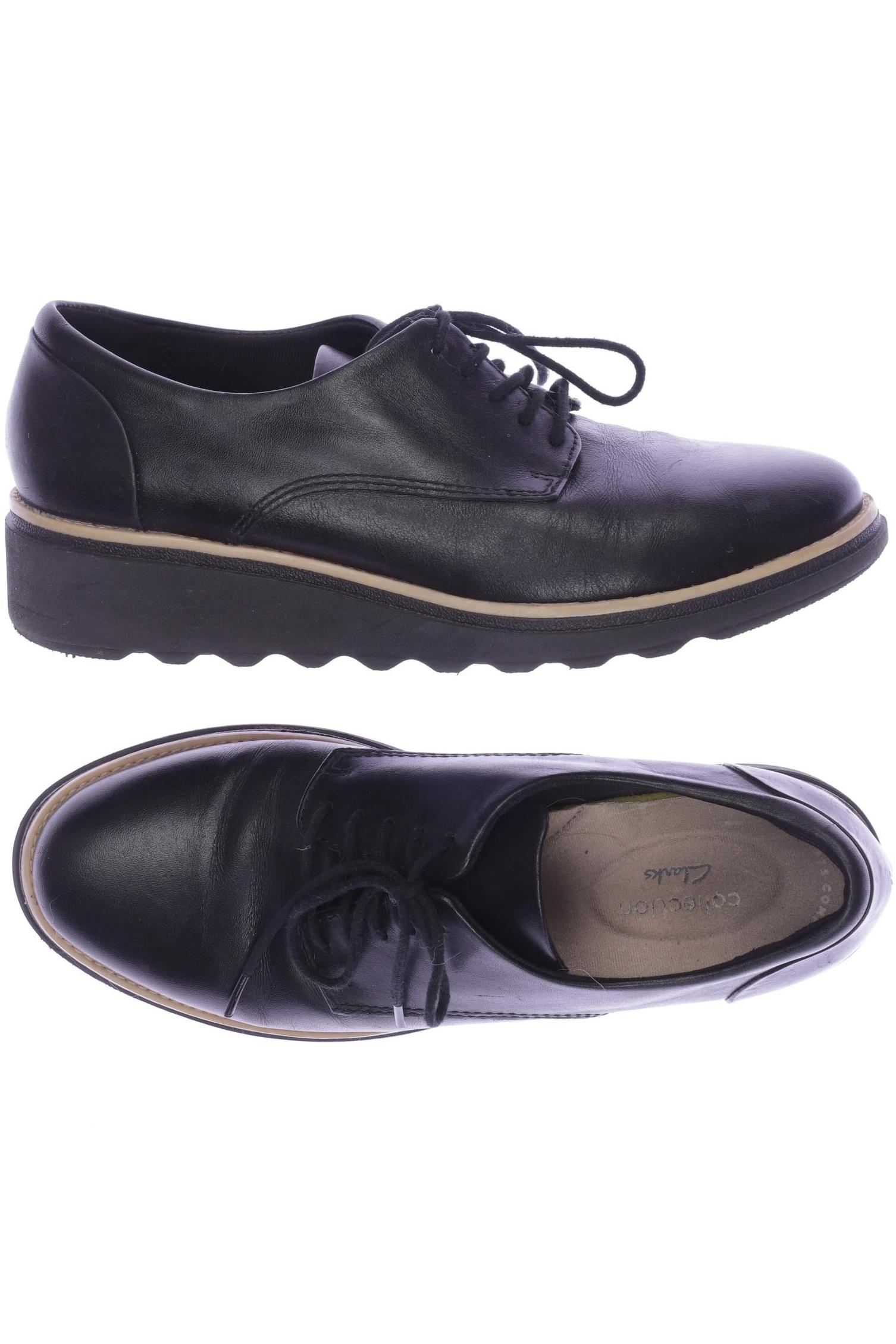 

Clarks Damen Halbschuh, schwarz, Gr. 37