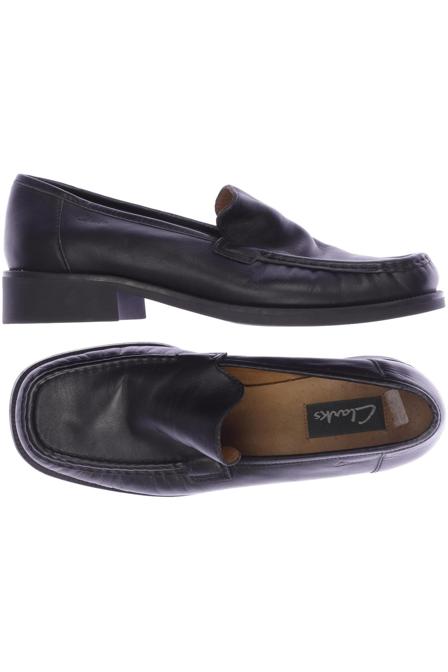 

Clarks Damen Halbschuh, schwarz, Gr. 6.5