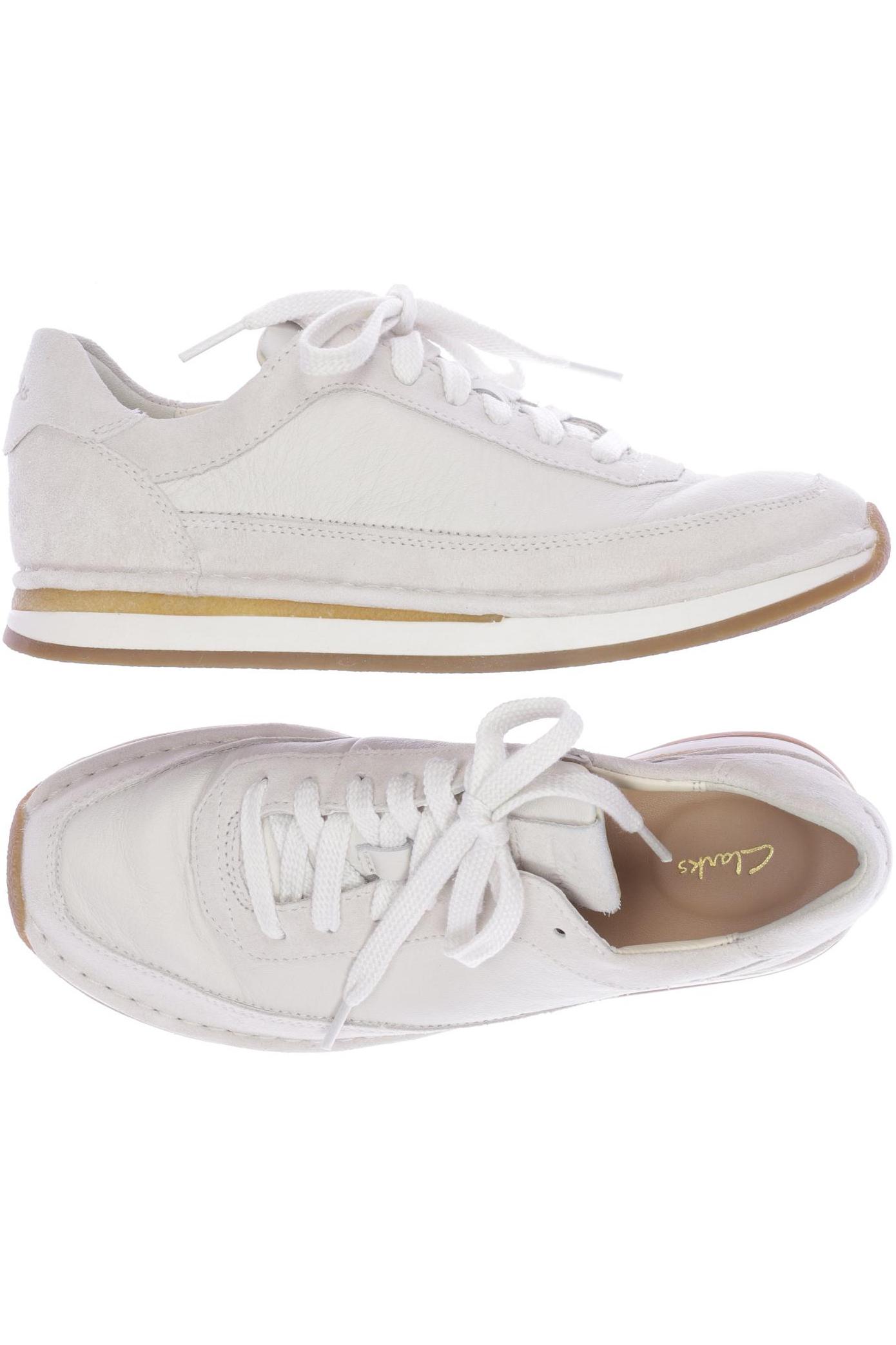 

Clarks Damen Halbschuh, cremeweiß, Gr. 39.5
