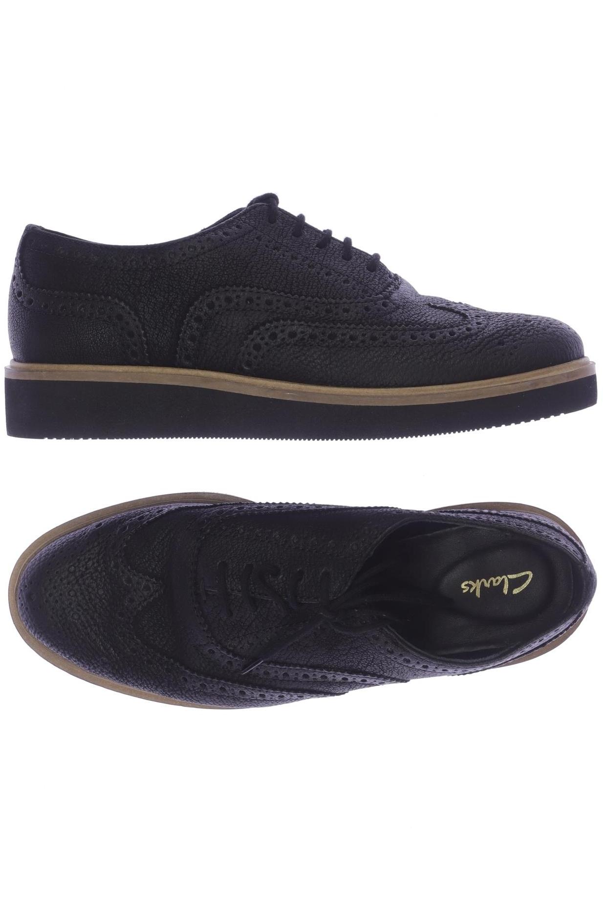 

Clarks Damen Halbschuh, schwarz, Gr. 36