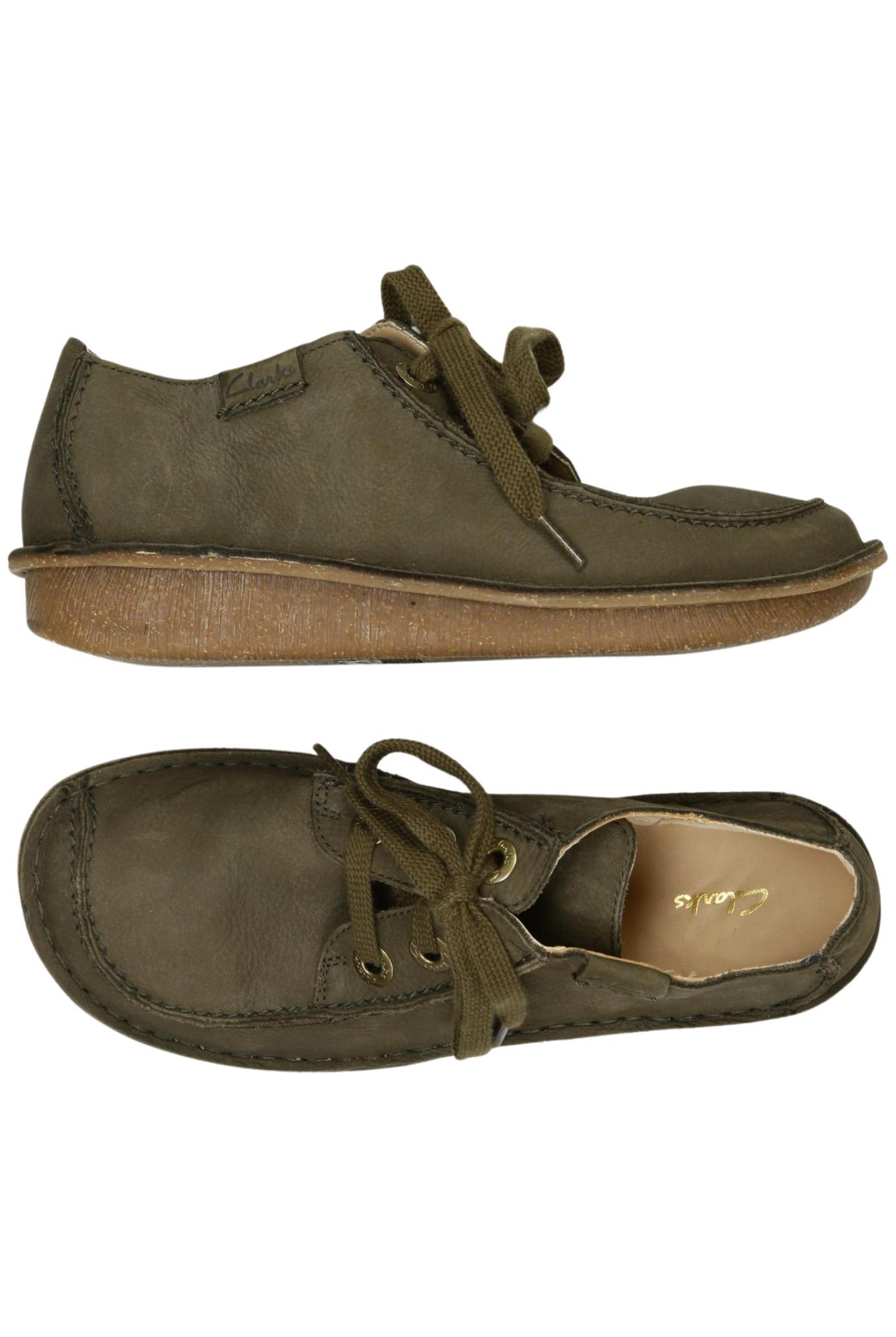 

Clarks Damen Halbschuh, grün, Gr. 41
