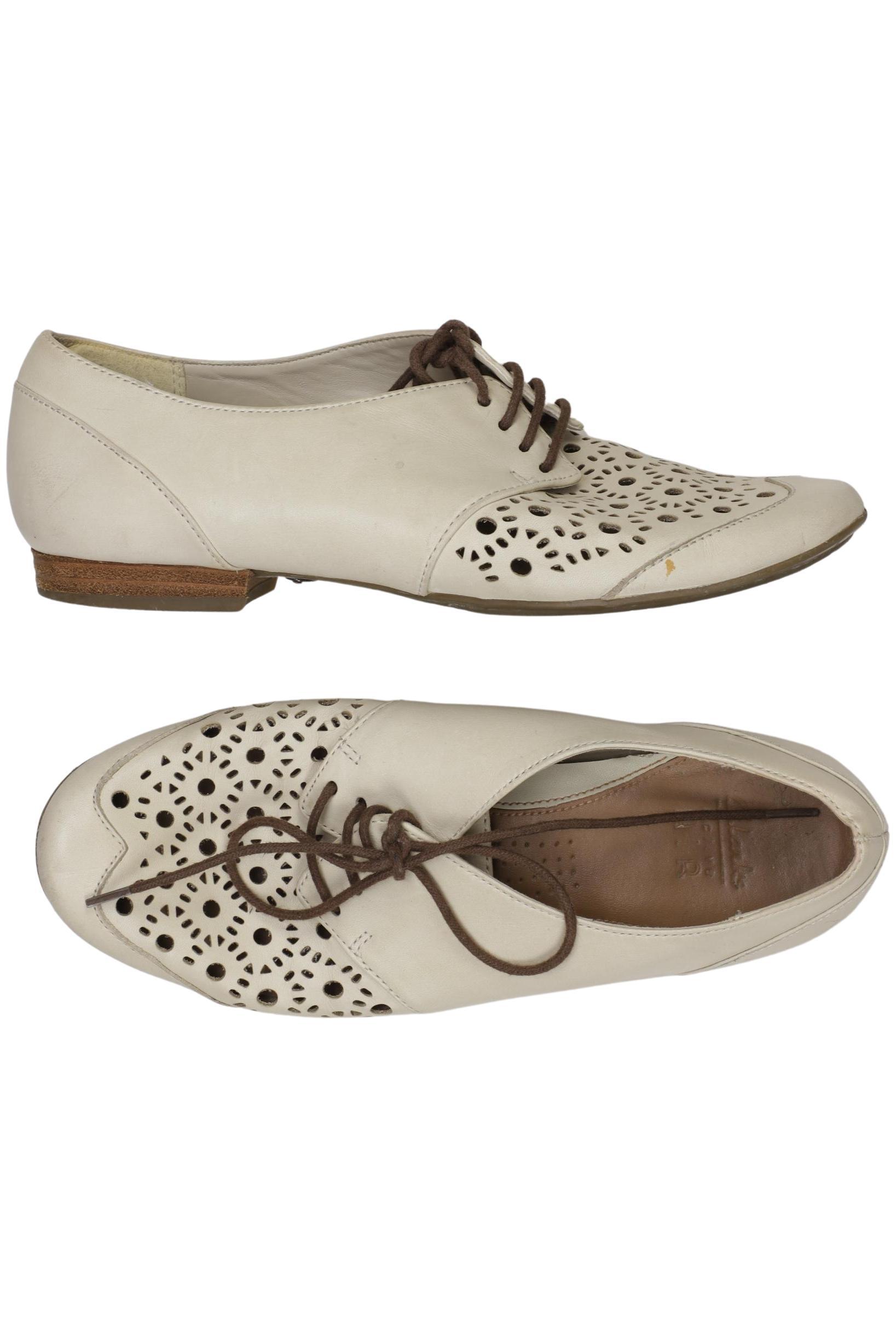 

Clarks Damen Halbschuh, cremeweiß, Gr. 4.5