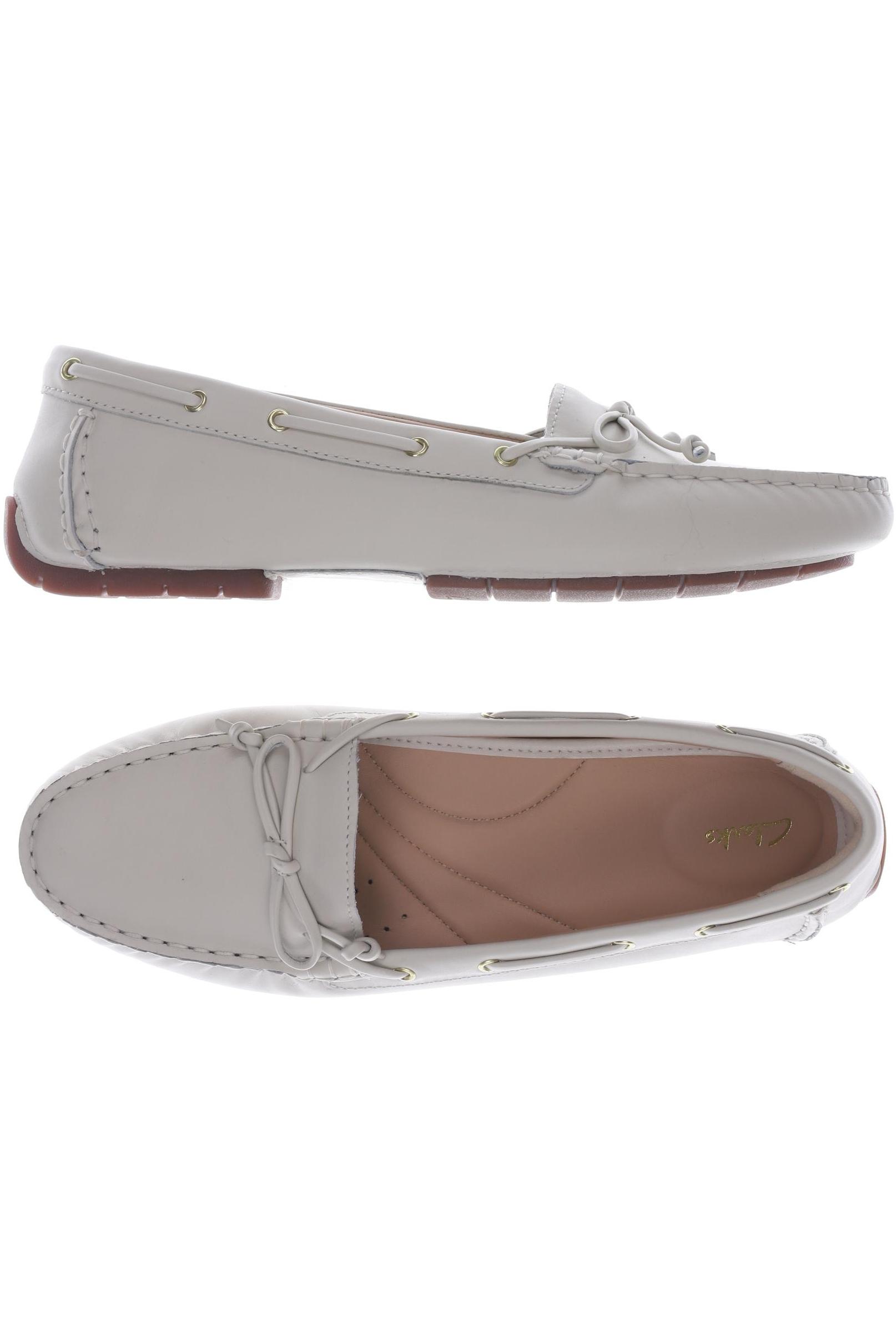 

Clarks Damen Halbschuh, cremeweiß