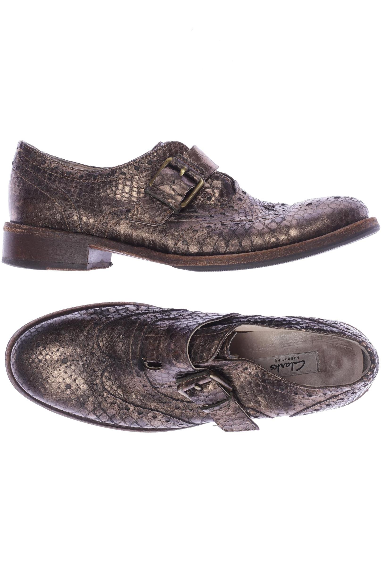 

Clarks Damen Halbschuh, braun, Gr. 39.5