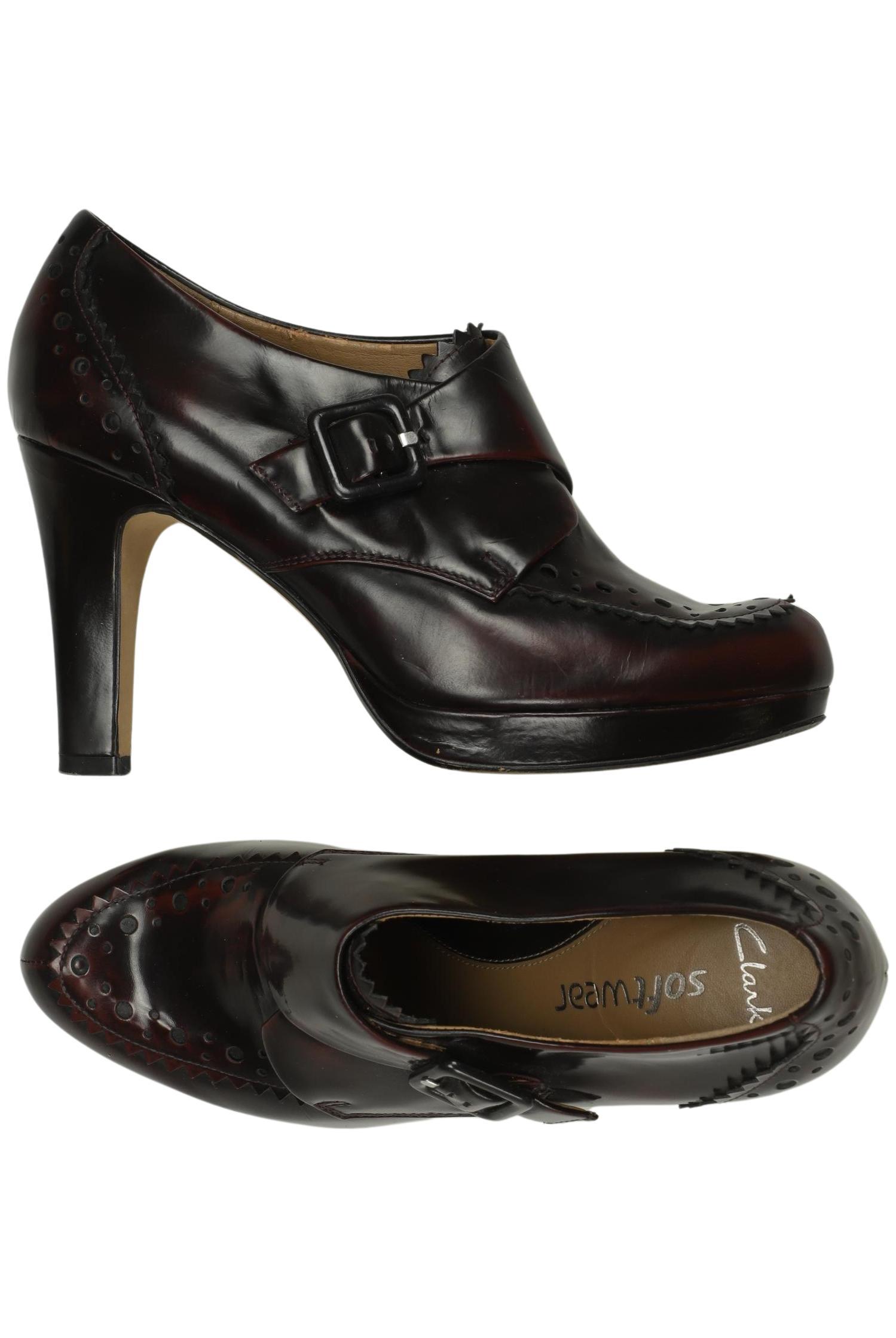 

Clarks Damen Halbschuh, bordeaux, Gr. 5.5