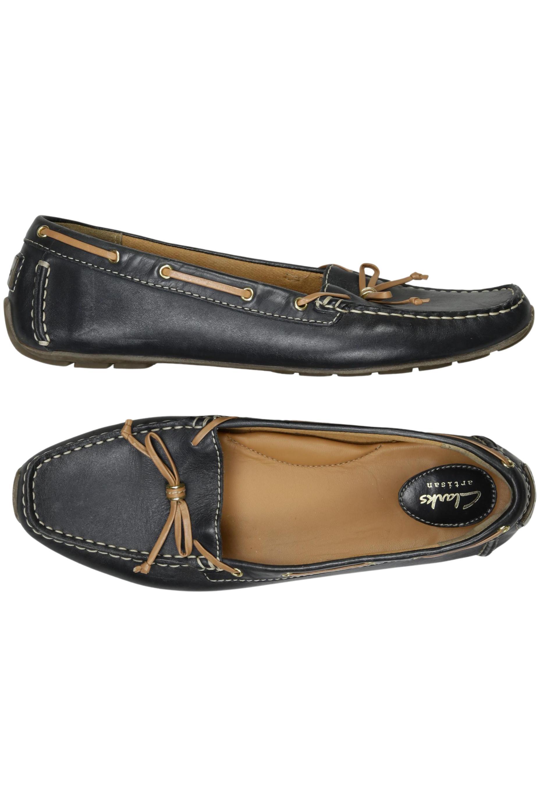 

Clarks Damen Halbschuh, marineblau, Gr. 41.5