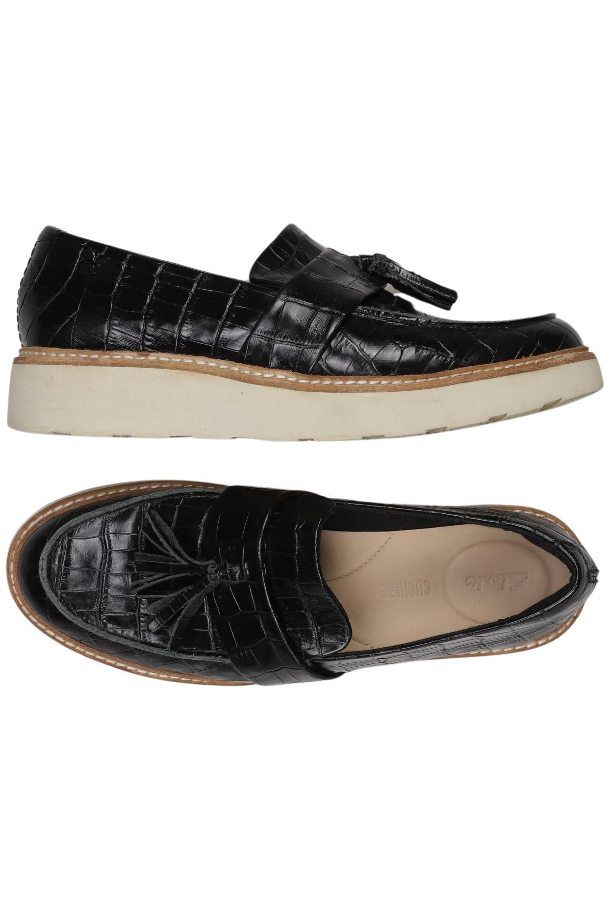 

Clarks Damen Halbschuh, schwarz, Gr. 39.5