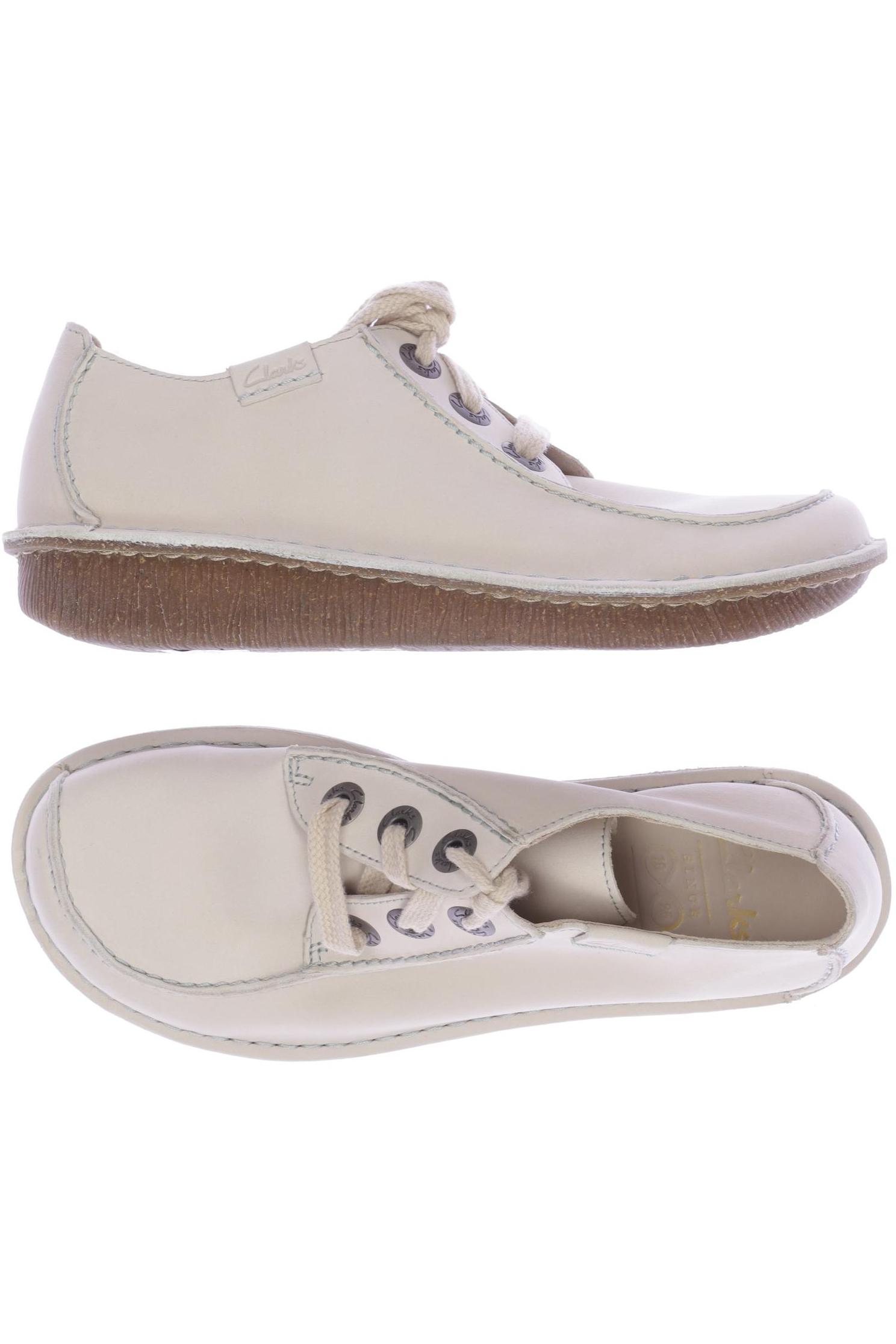

Clarks Damen Halbschuh, beige, Gr. 6.5