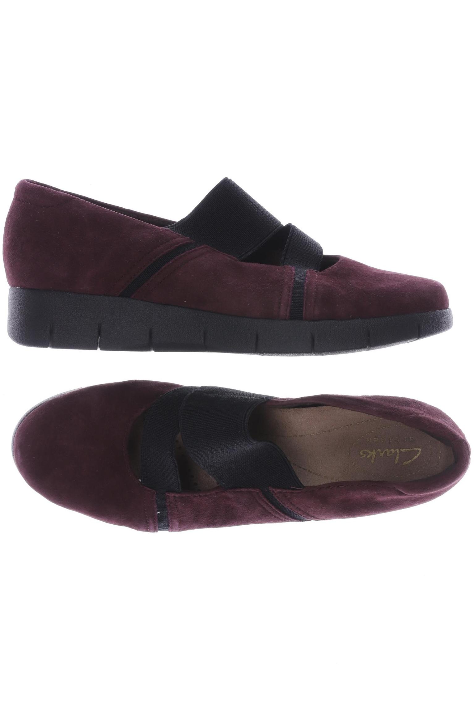 

Clarks Damen Halbschuh, bordeaux, Gr. 36