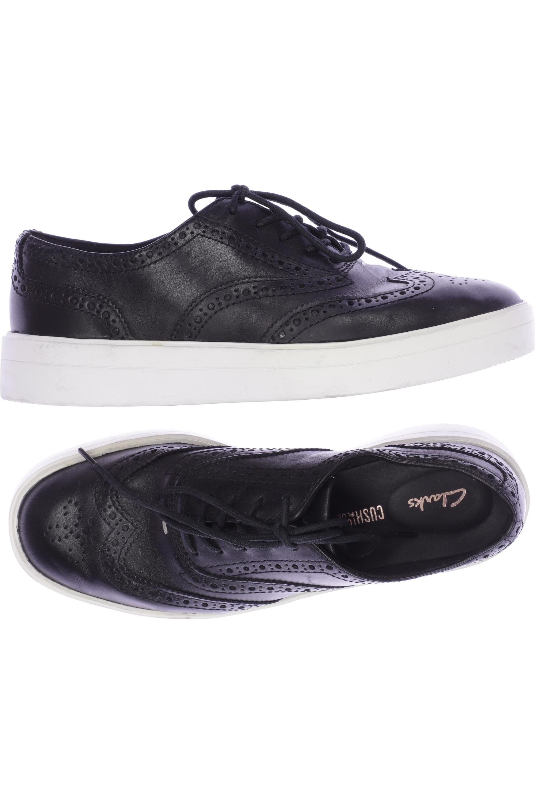 

Clarks Damen Halbschuh, schwarz, Gr. 37.5