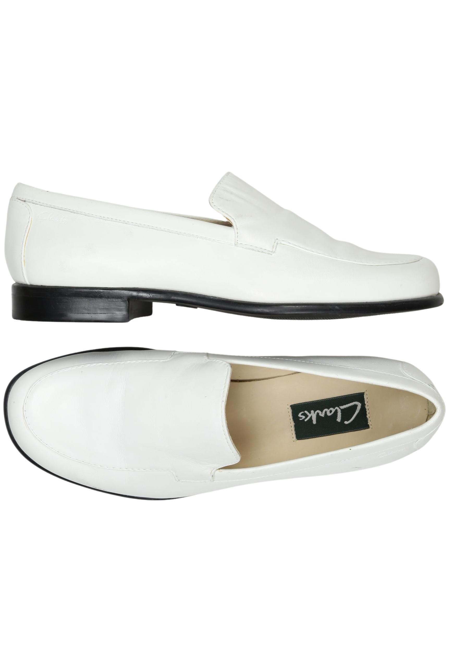 

Clarks Damen Halbschuh, weiß, Gr. 4.5