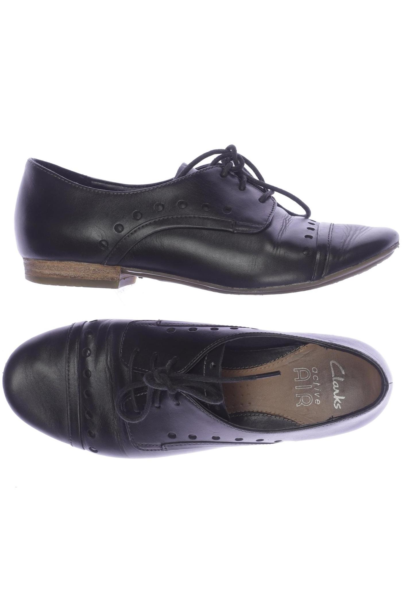 

Clarks Damen Halbschuh, schwarz, Gr. 3.5