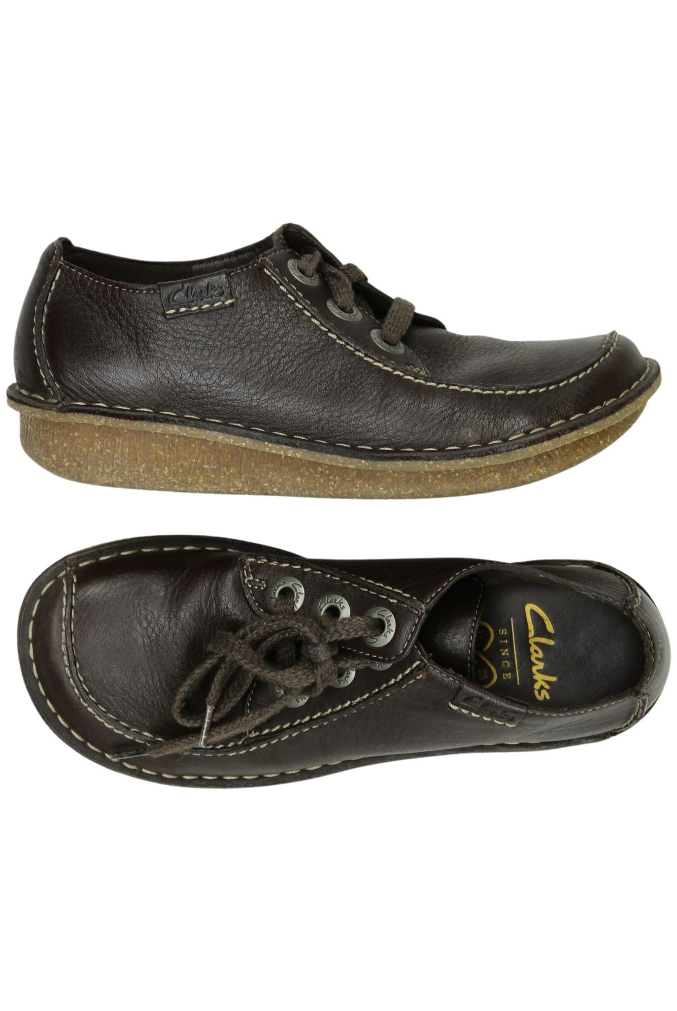 

Clarks Damen Halbschuh, braun, Gr. 4.5