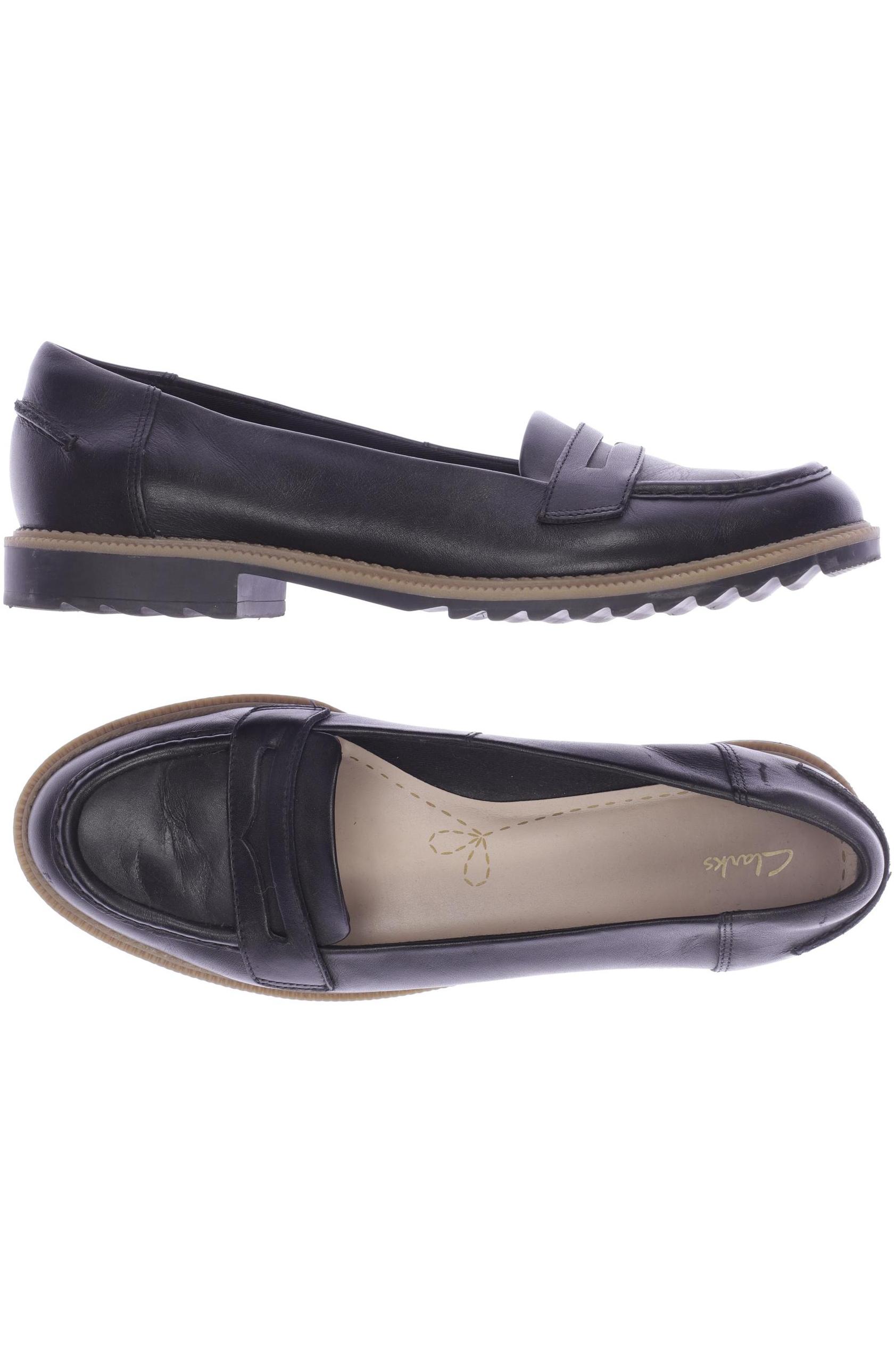 

Clarks Damen Halbschuh, schwarz, Gr. 41.5