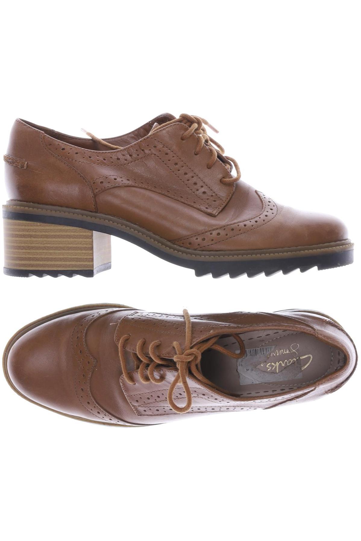 

Clarks Damen Halbschuh, braun, Gr. 37