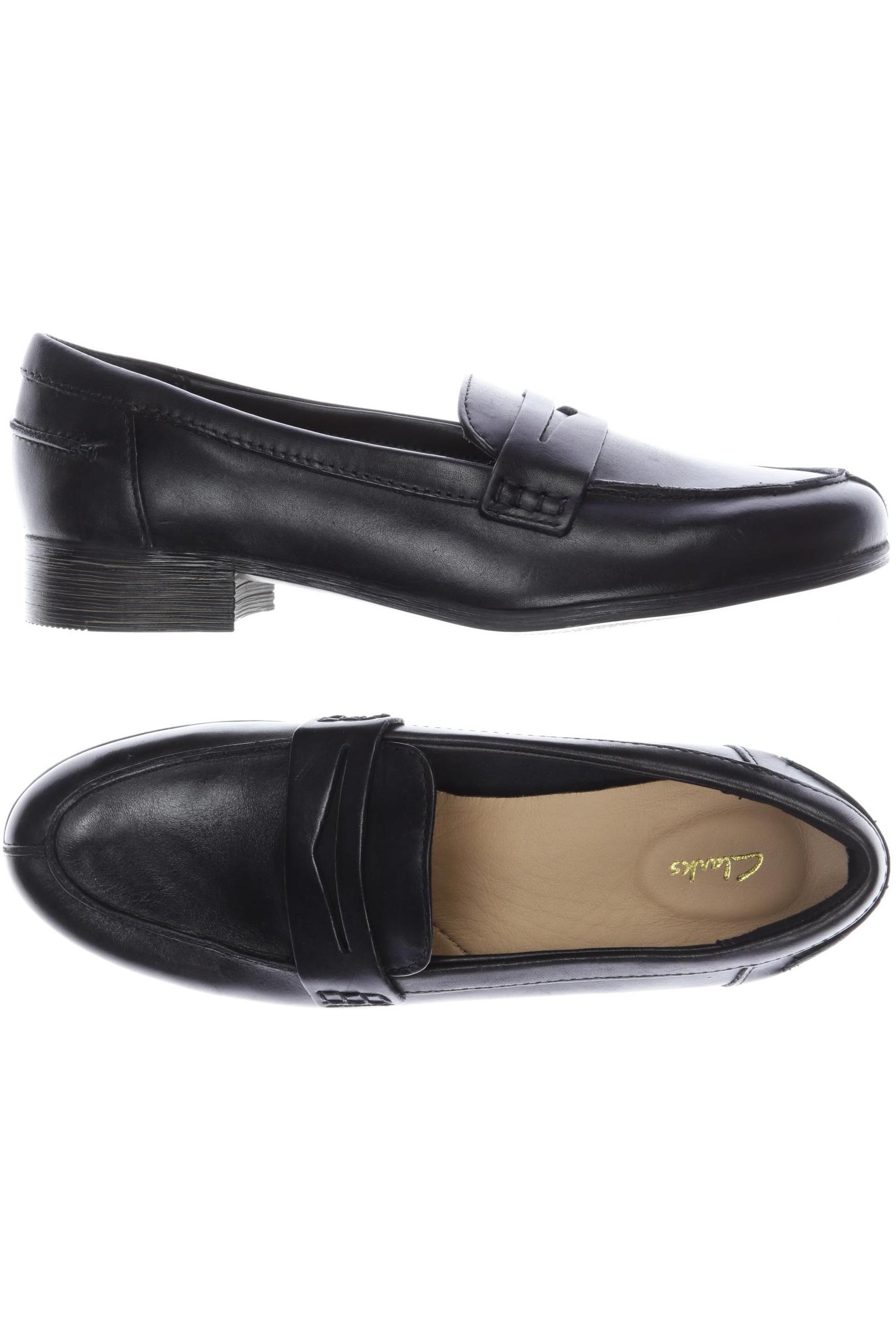 

Clarks Damen Halbschuh, schwarz, Gr. 39