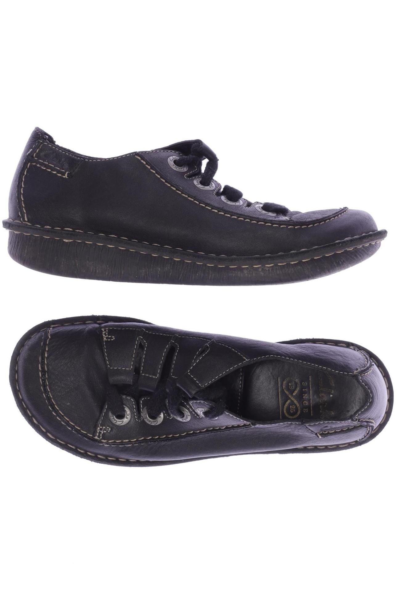 

Clarks Damen Halbschuh, schwarz, Gr. 5.5