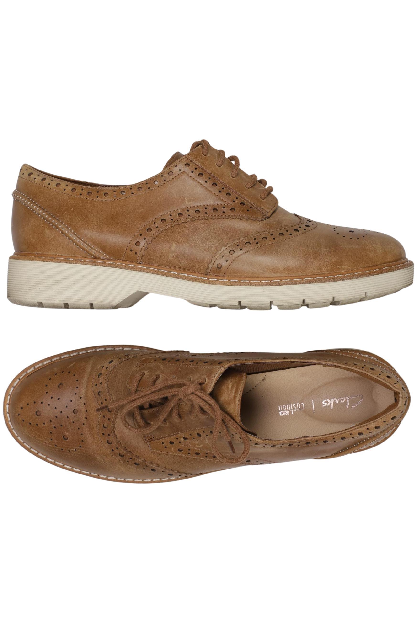 

Clarks Damen Halbschuh, braun, Gr. 42