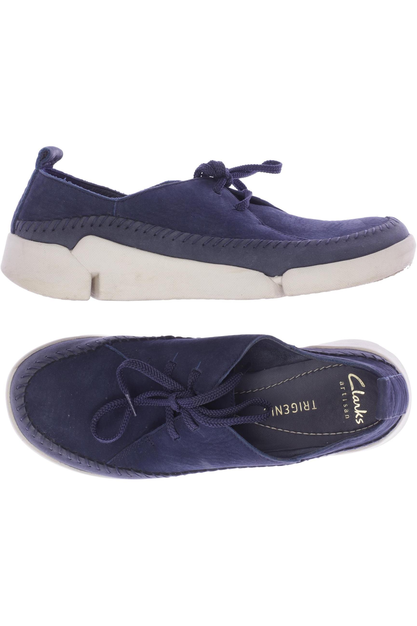 

Clarks Damen Halbschuh, blau, Gr. 39