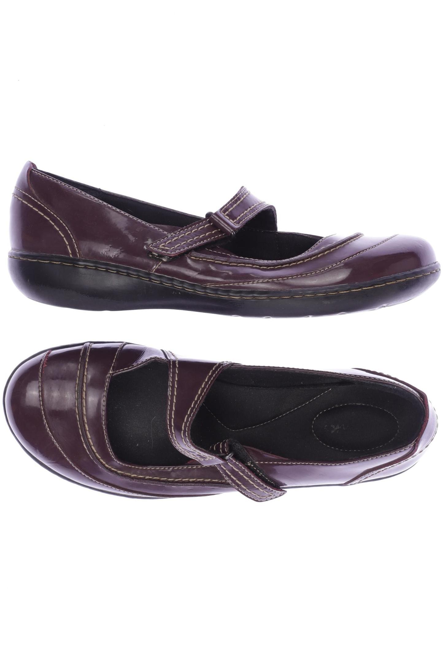 

Clarks Damen Halbschuh, bordeaux, Gr. 38.5