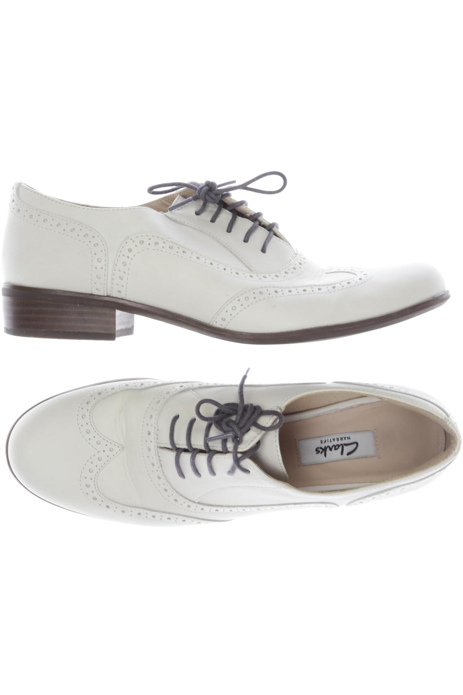 

Clarks Damen Halbschuh, beige, Gr. 41