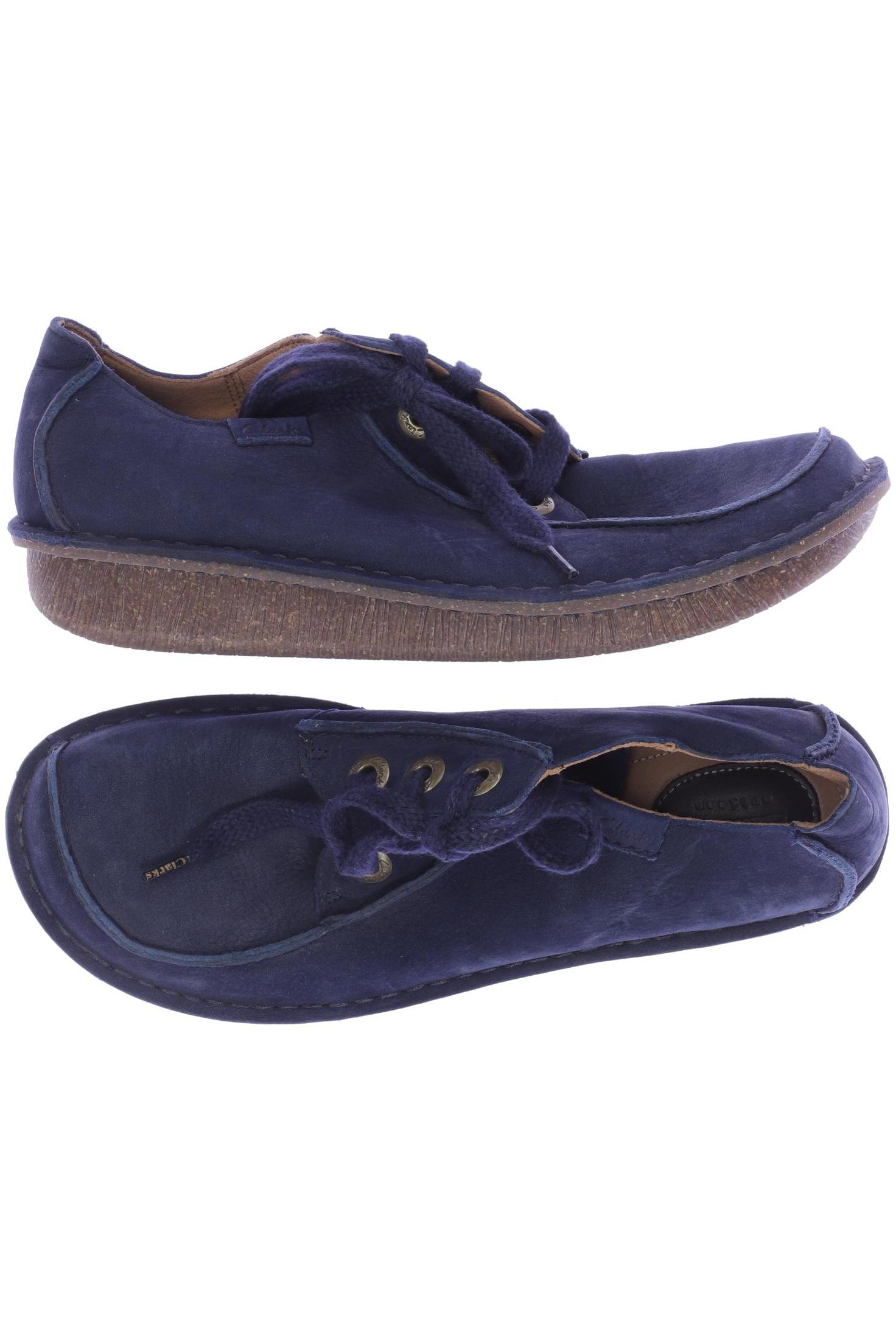 

Clarks Damen Halbschuh, marineblau, Gr. 41.5