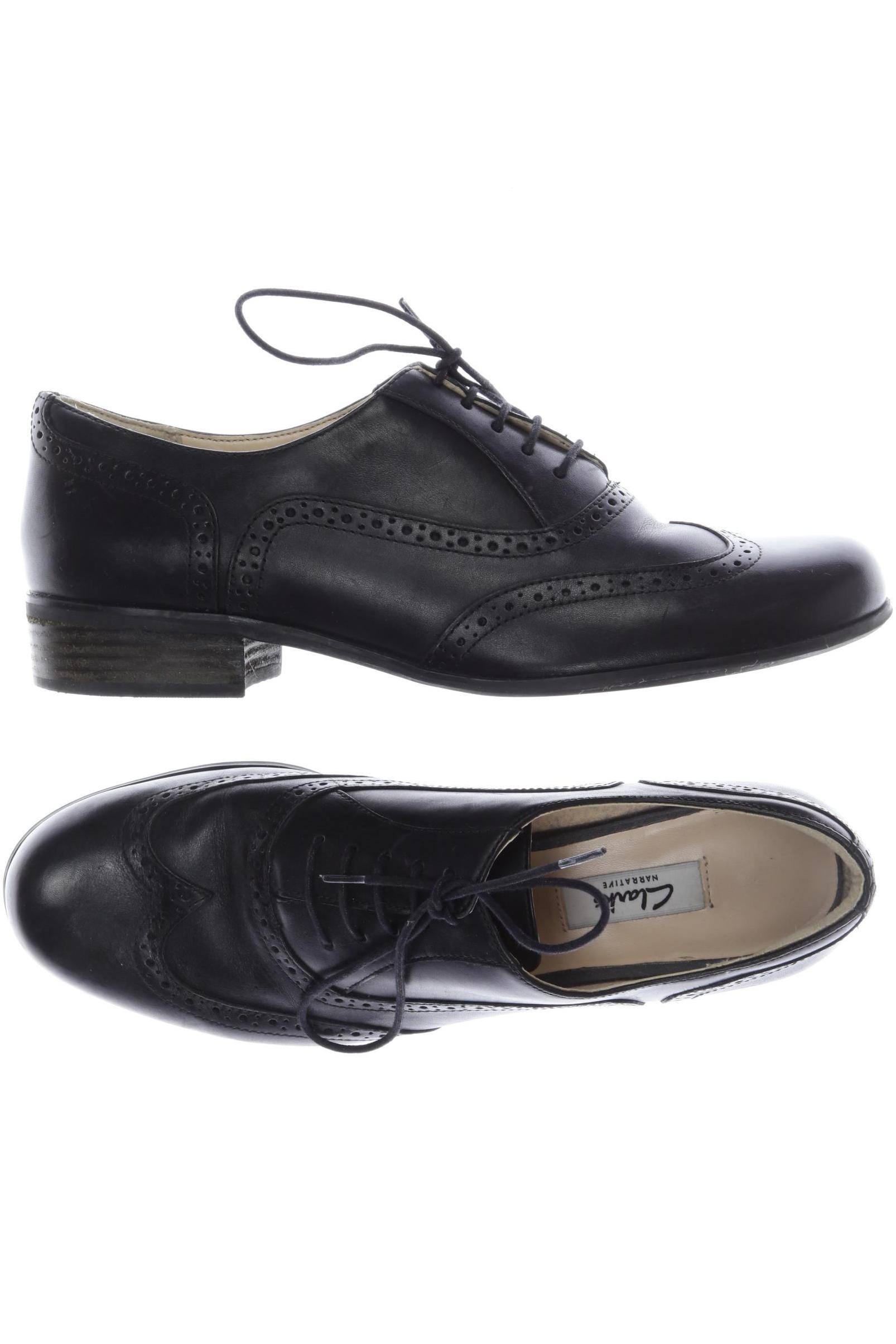

Clarks Damen Halbschuh, schwarz, Gr. 42
