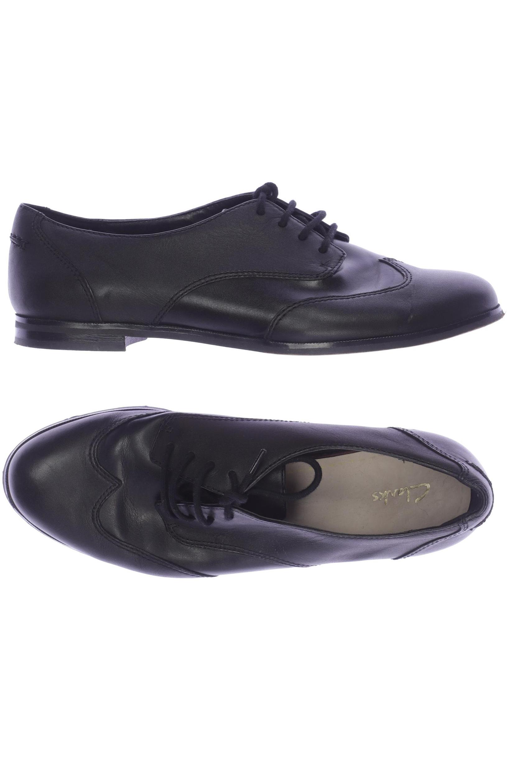 

Clarks Damen Halbschuh, schwarz, Gr. 6.5