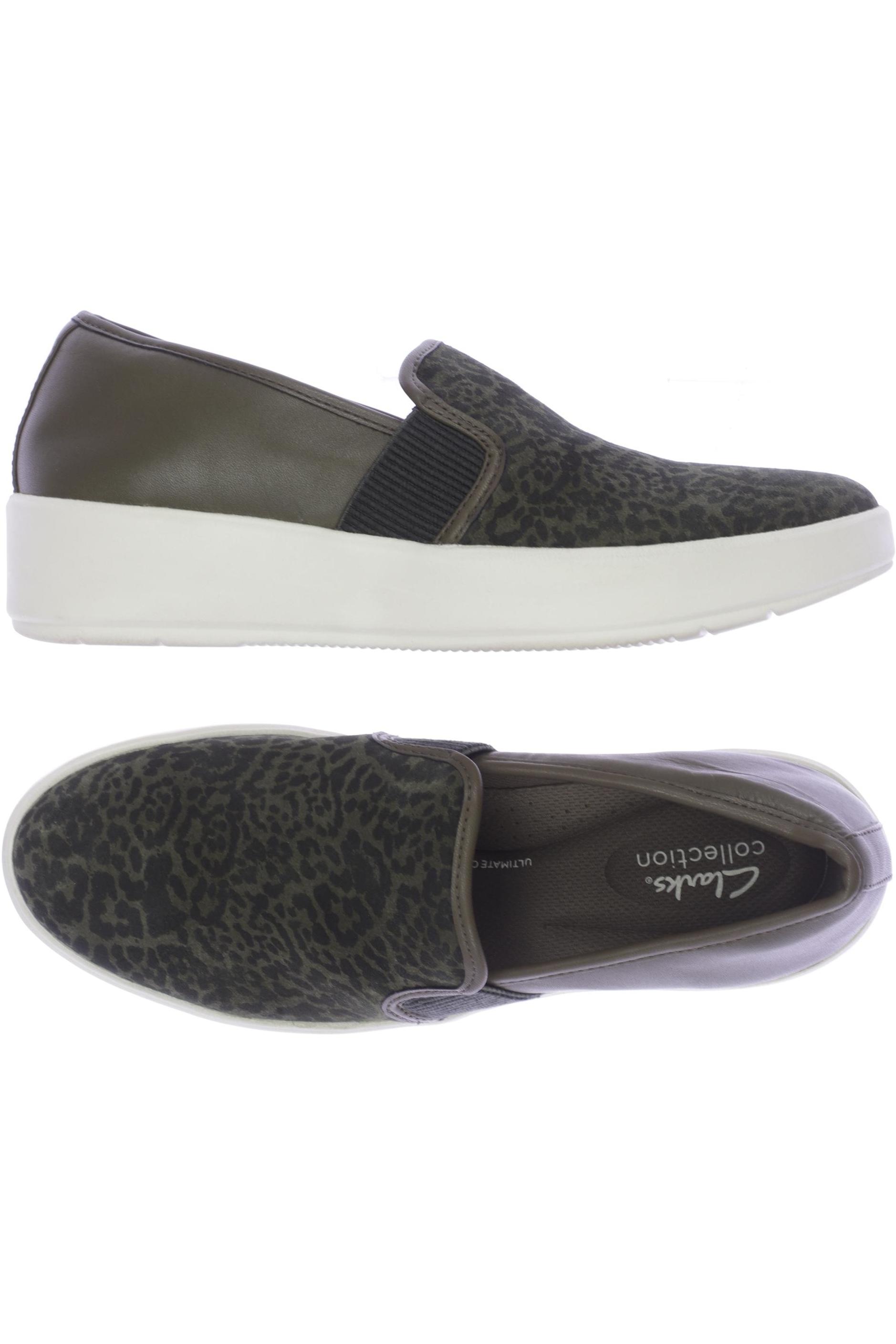 

Clarks Damen Halbschuh, grün, Gr. 41