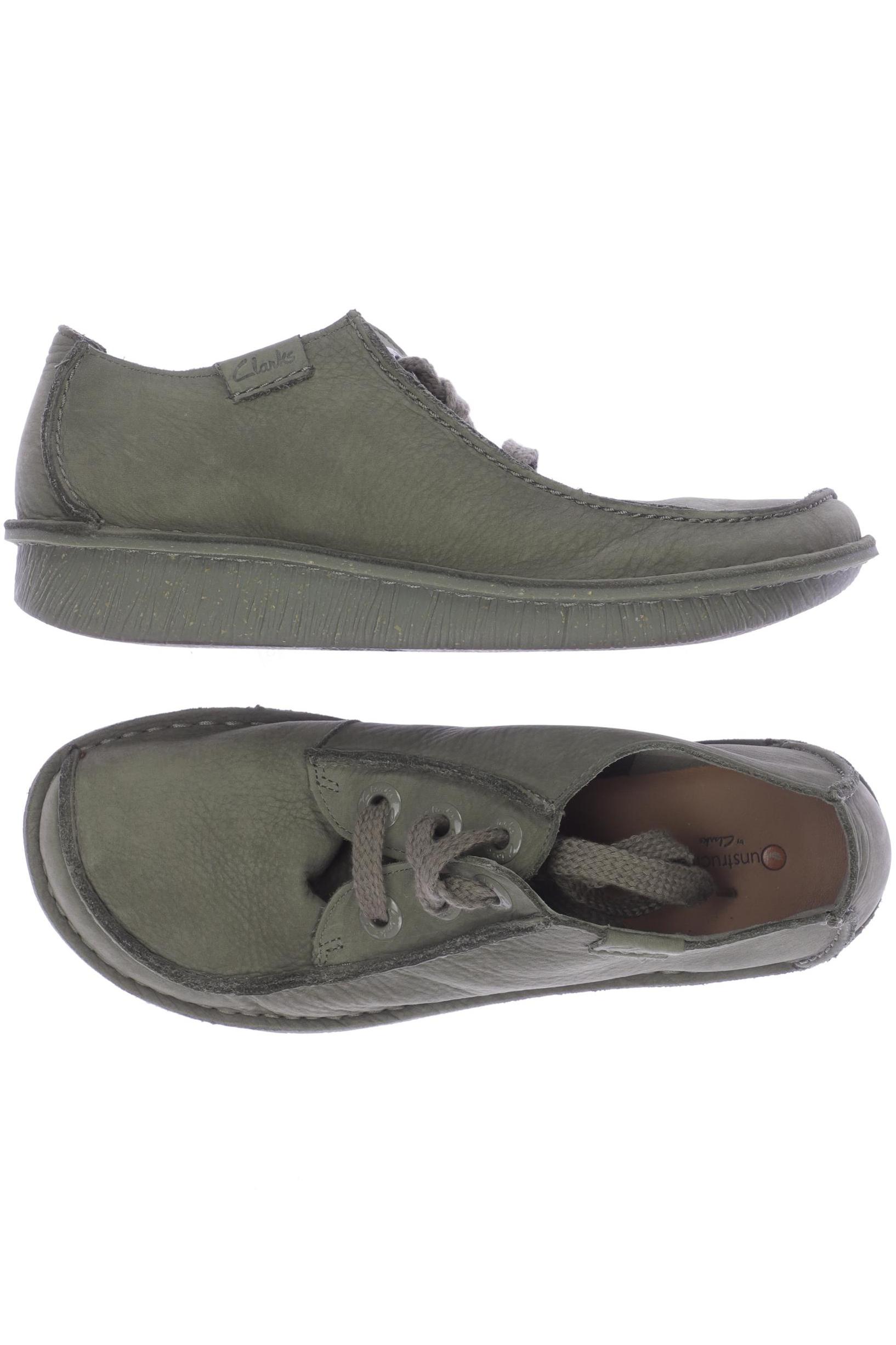 

Clarks Damen Halbschuh, grün, Gr. 41