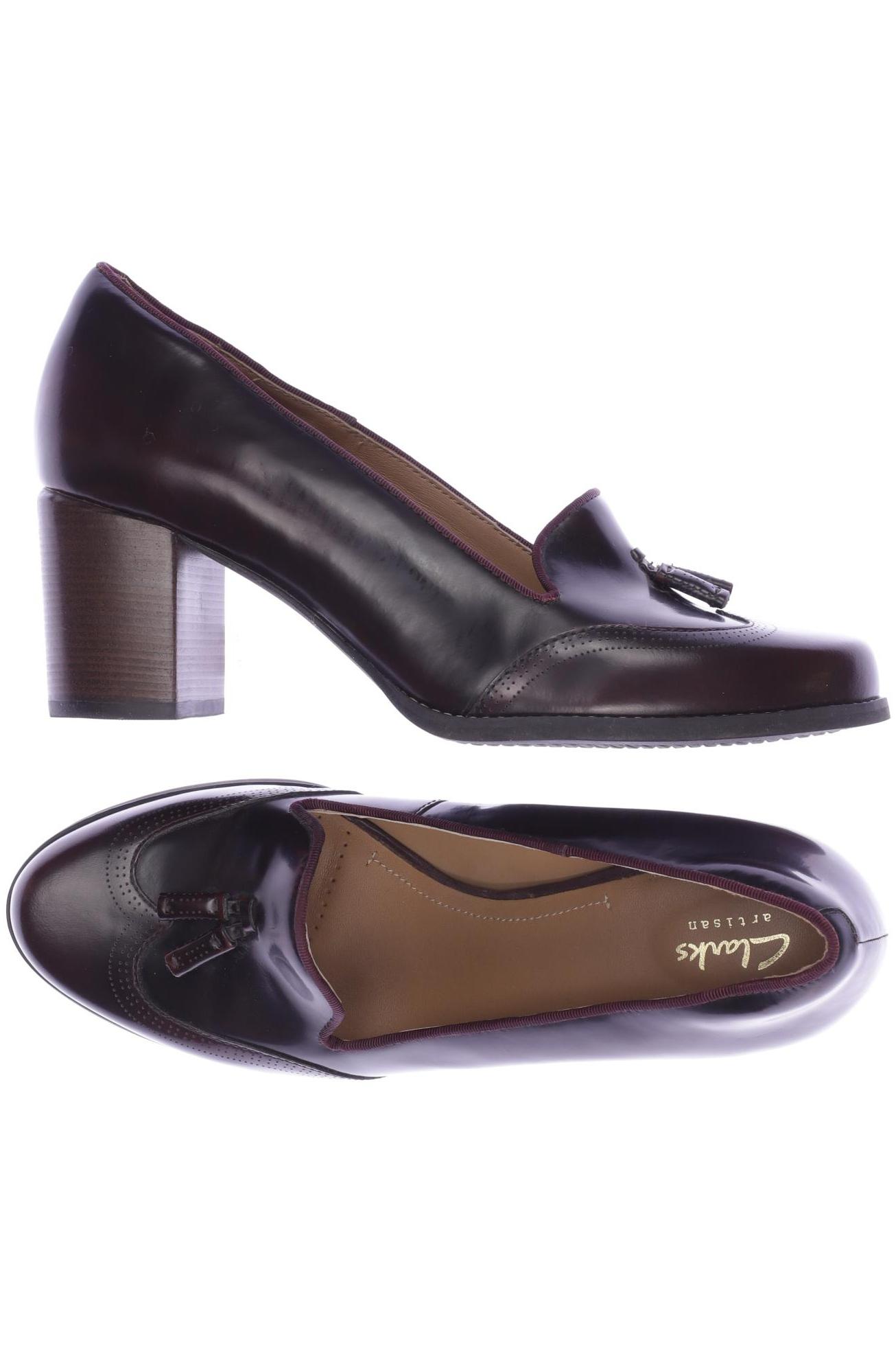 

Clarks Damen Halbschuh, bordeaux, Gr. 41