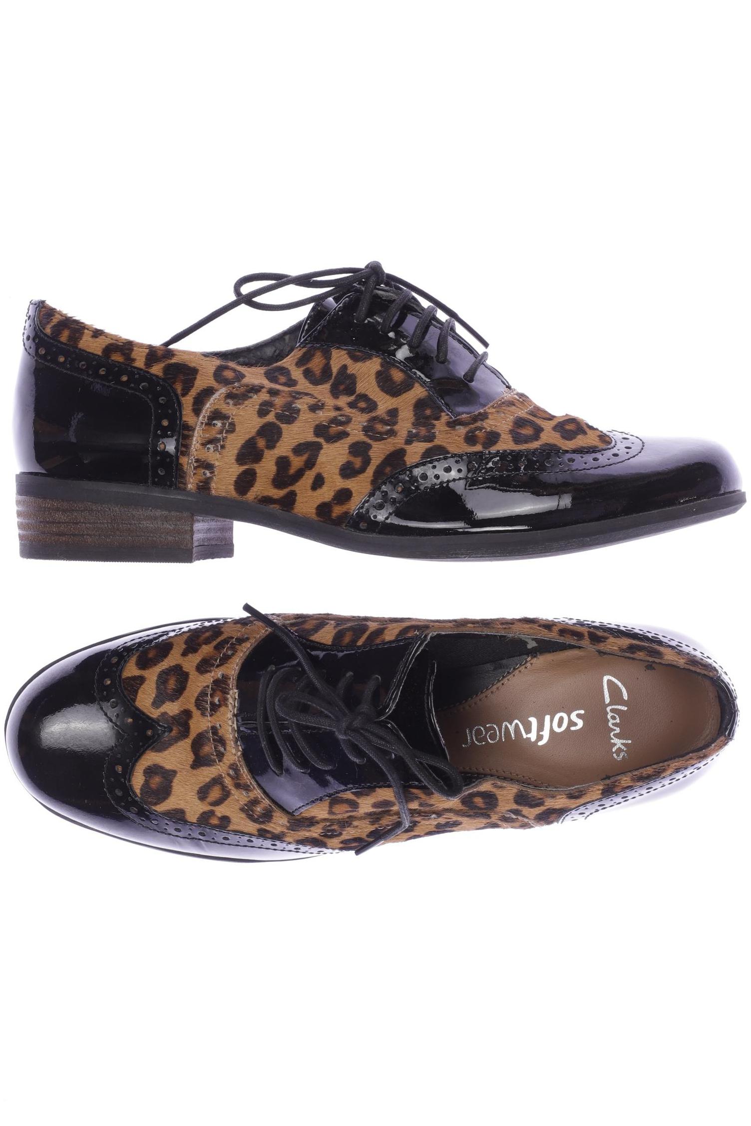 

Clarks Damen Halbschuh, braun, Gr. 5