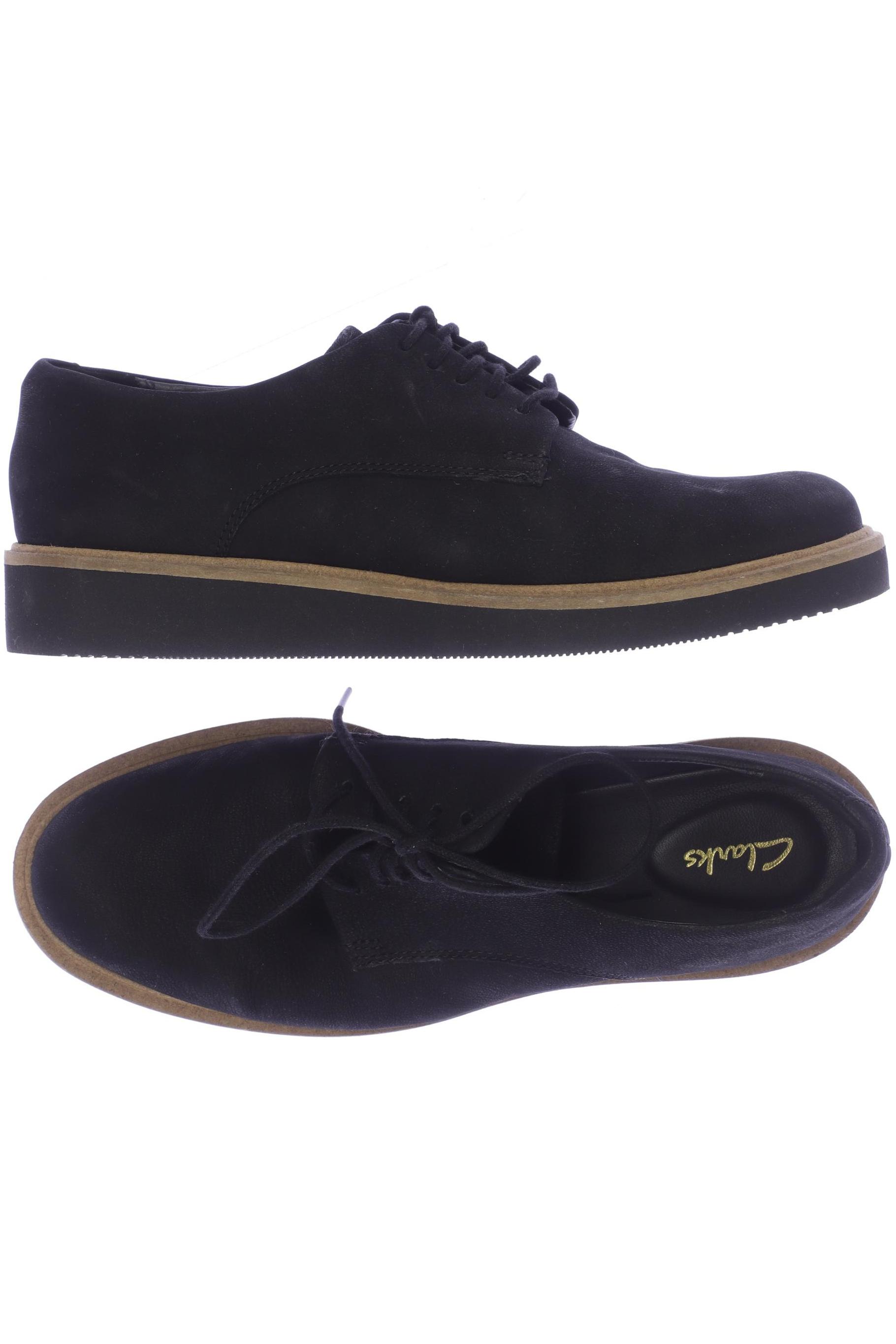 

Clarks Damen Halbschuh, schwarz, Gr. 36