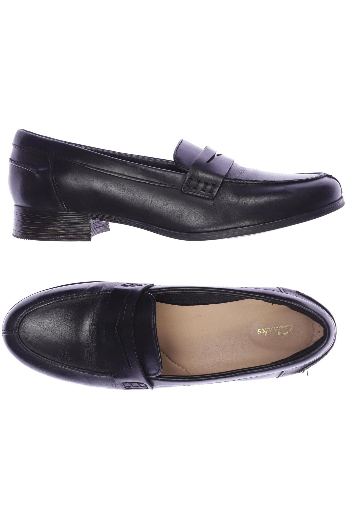 

Clarks Damen Halbschuh, schwarz, Gr. 39.5