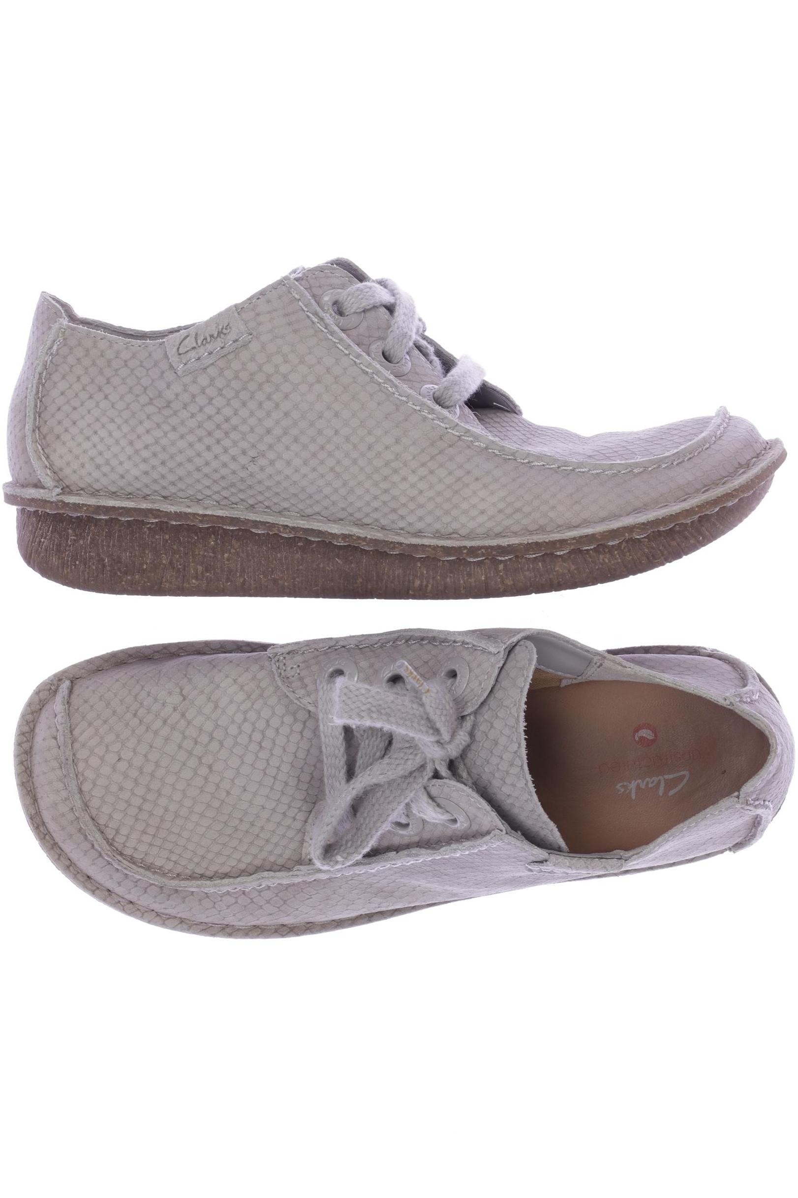 

Clarks Damen Halbschuh, grau, Gr. 38