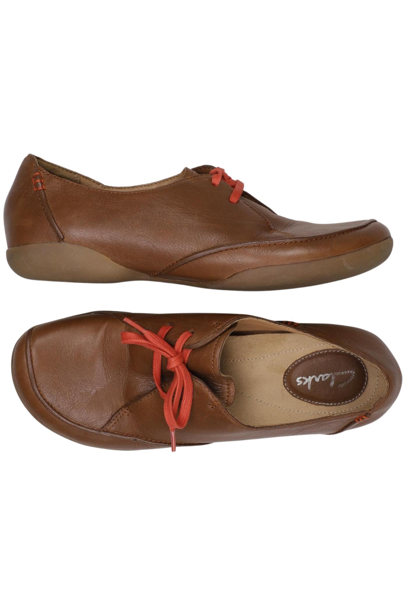 

Clarks Damen Halbschuh, braun, Gr. 5