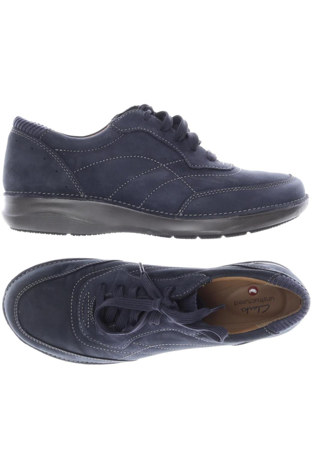 

Clarks Damen Halbschuh, marineblau, Gr. 38