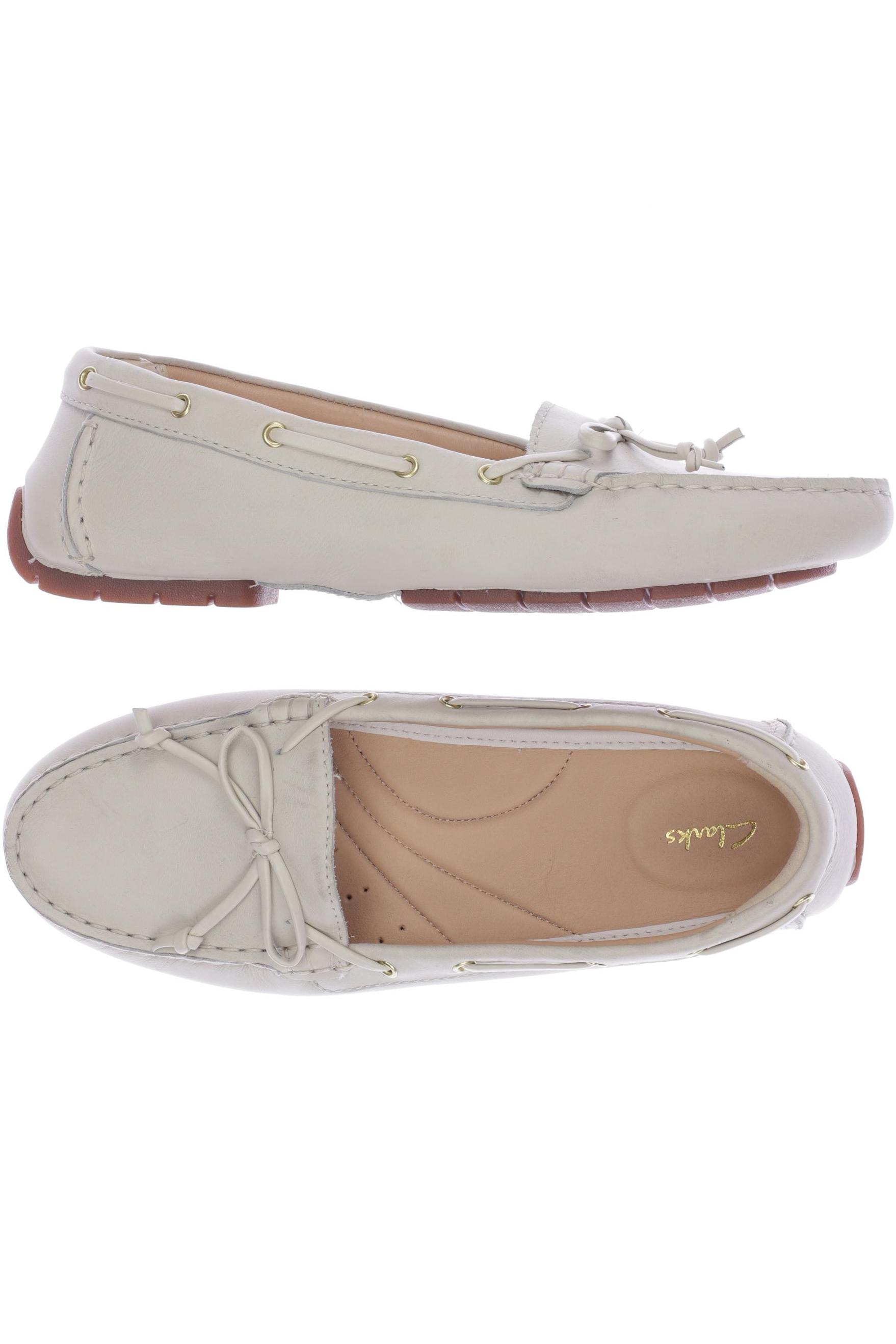 

Clarks Damen Halbschuh, cremeweiß