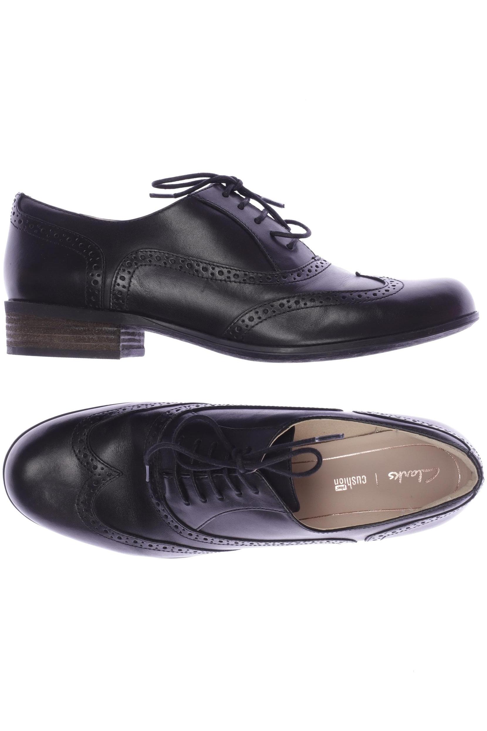 

Clarks Damen Halbschuh, schwarz, Gr. 42
