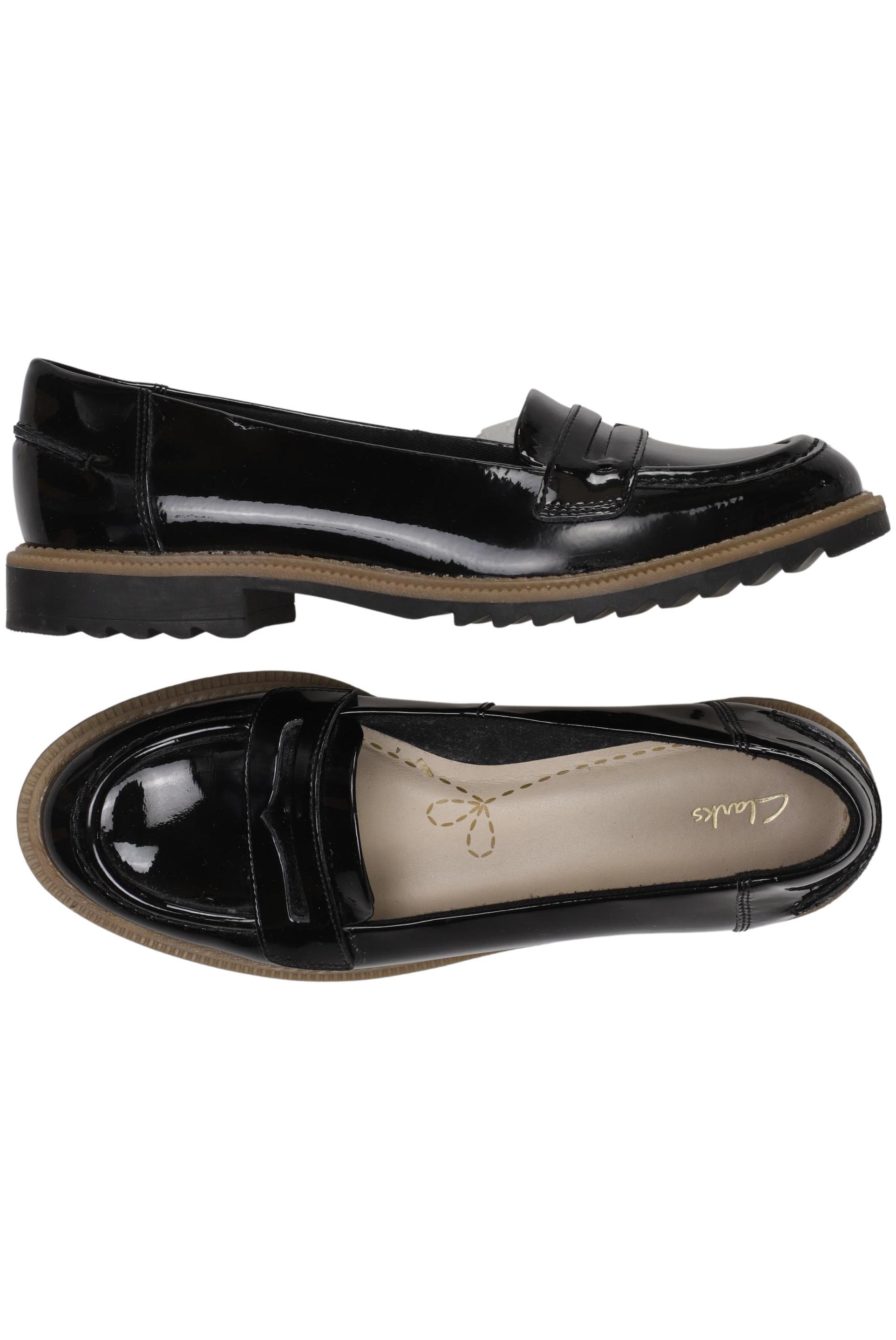 

Clarks Damen Halbschuh, schwarz, Gr. 38