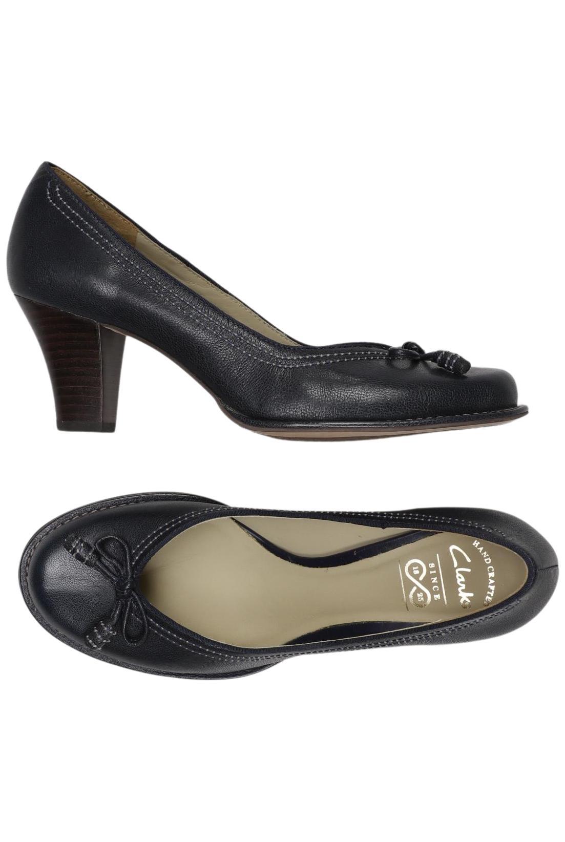 

Clarks Damen Pumps, marineblau, Gr. 5