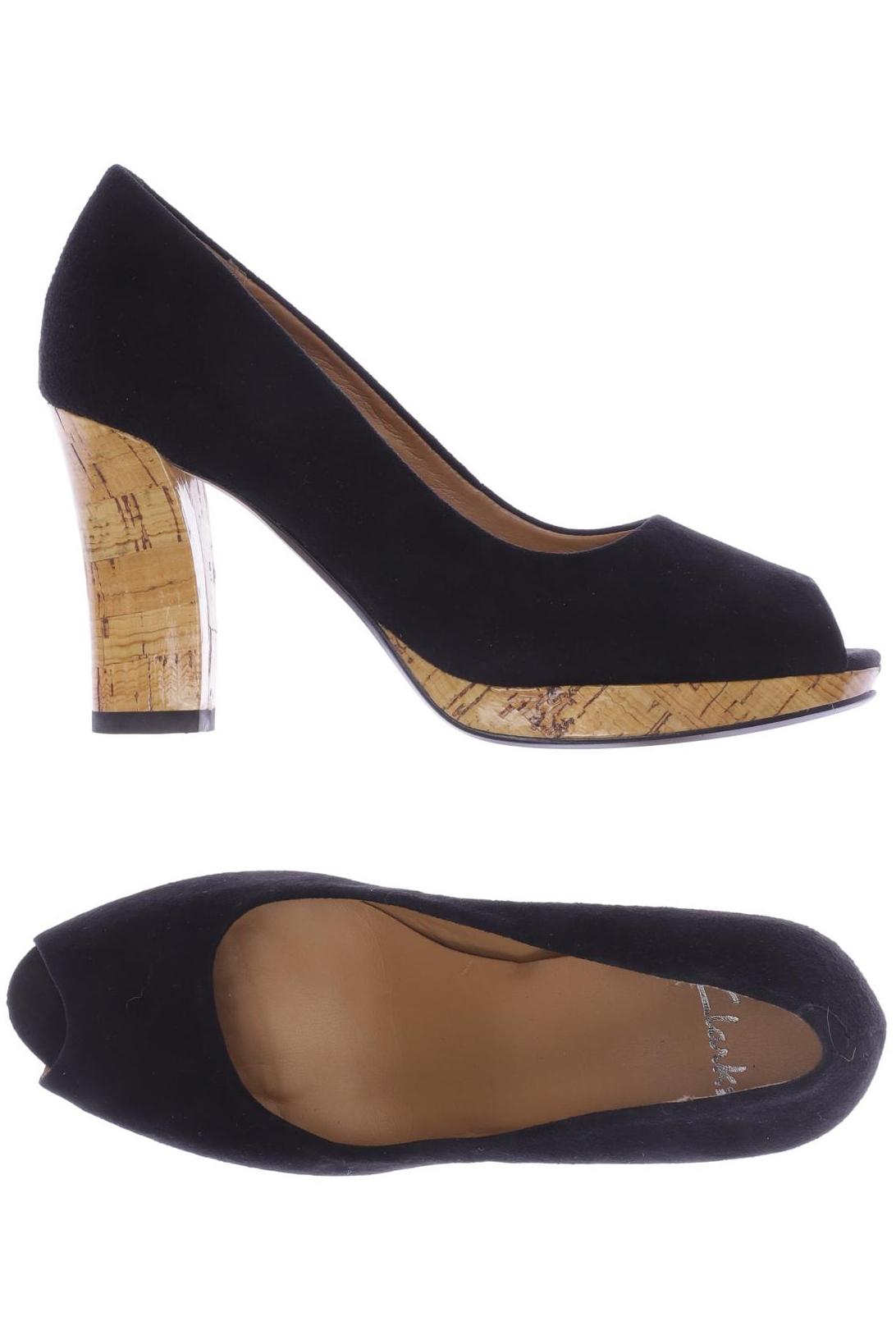 

Clarks Damen Pumps, schwarz, Gr. 4
