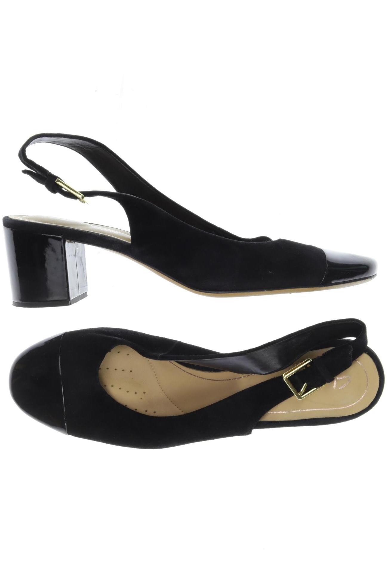 

Clarks Damen Pumps, schwarz, Gr. 41.5