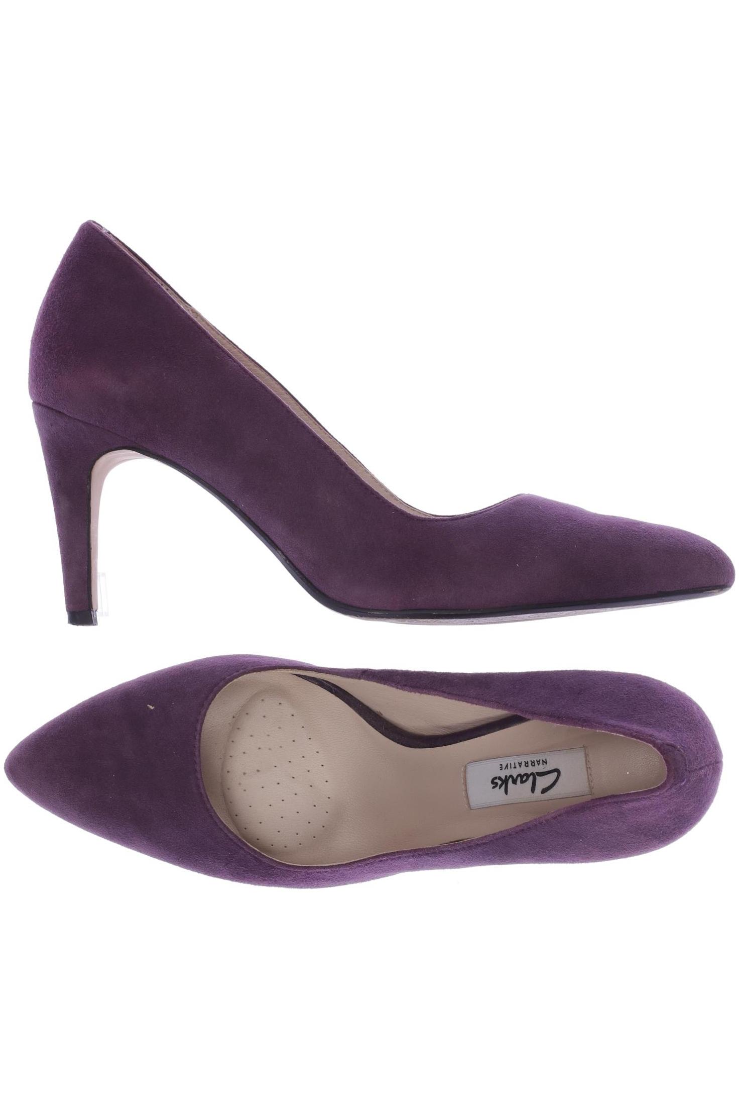 

Clarks Damen Pumps, flieder, Gr. 38