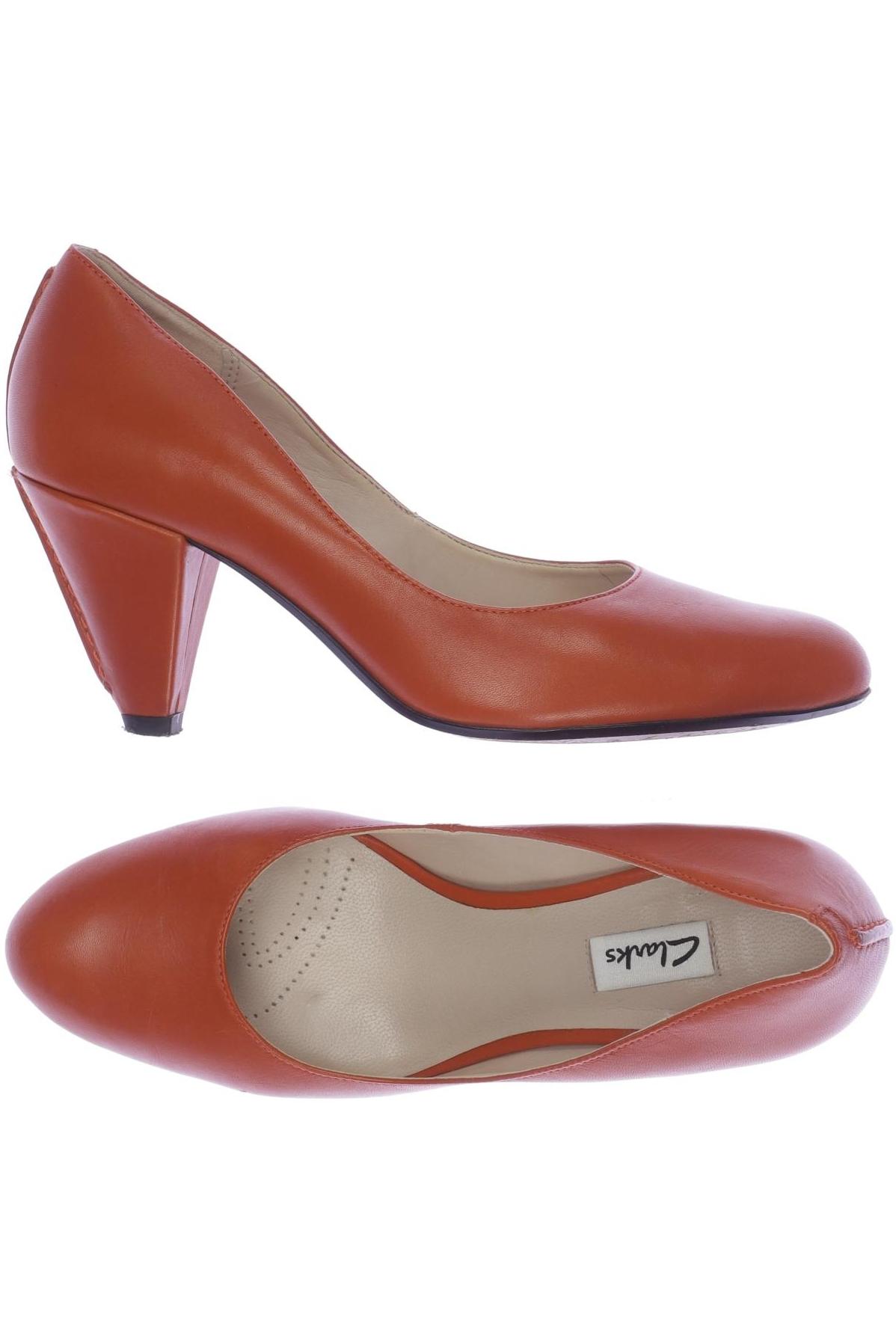 

Clarks Damen Pumps, orange, Gr. 4.5