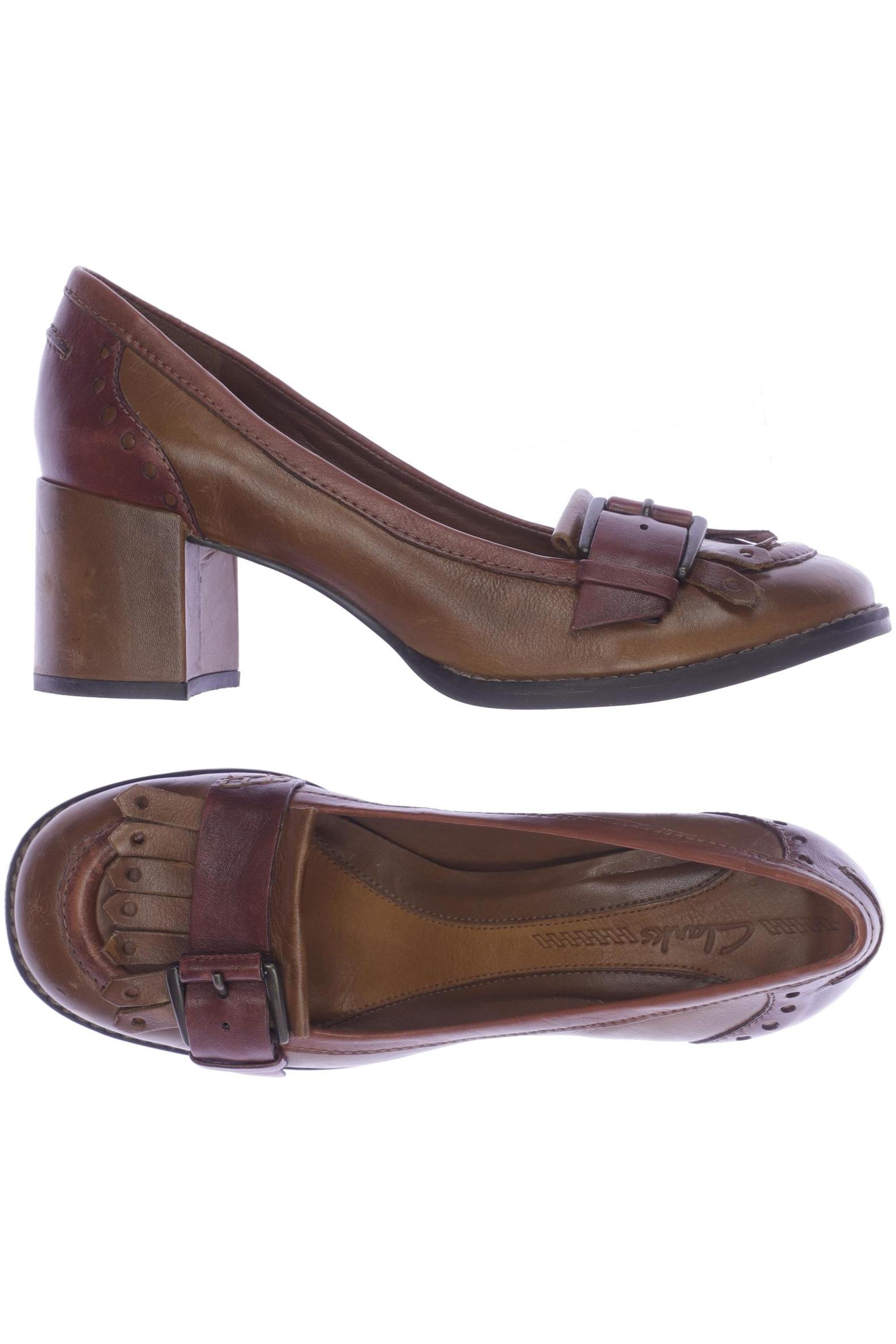 

Clarks Damen Pumps, braun, Gr. 6.5