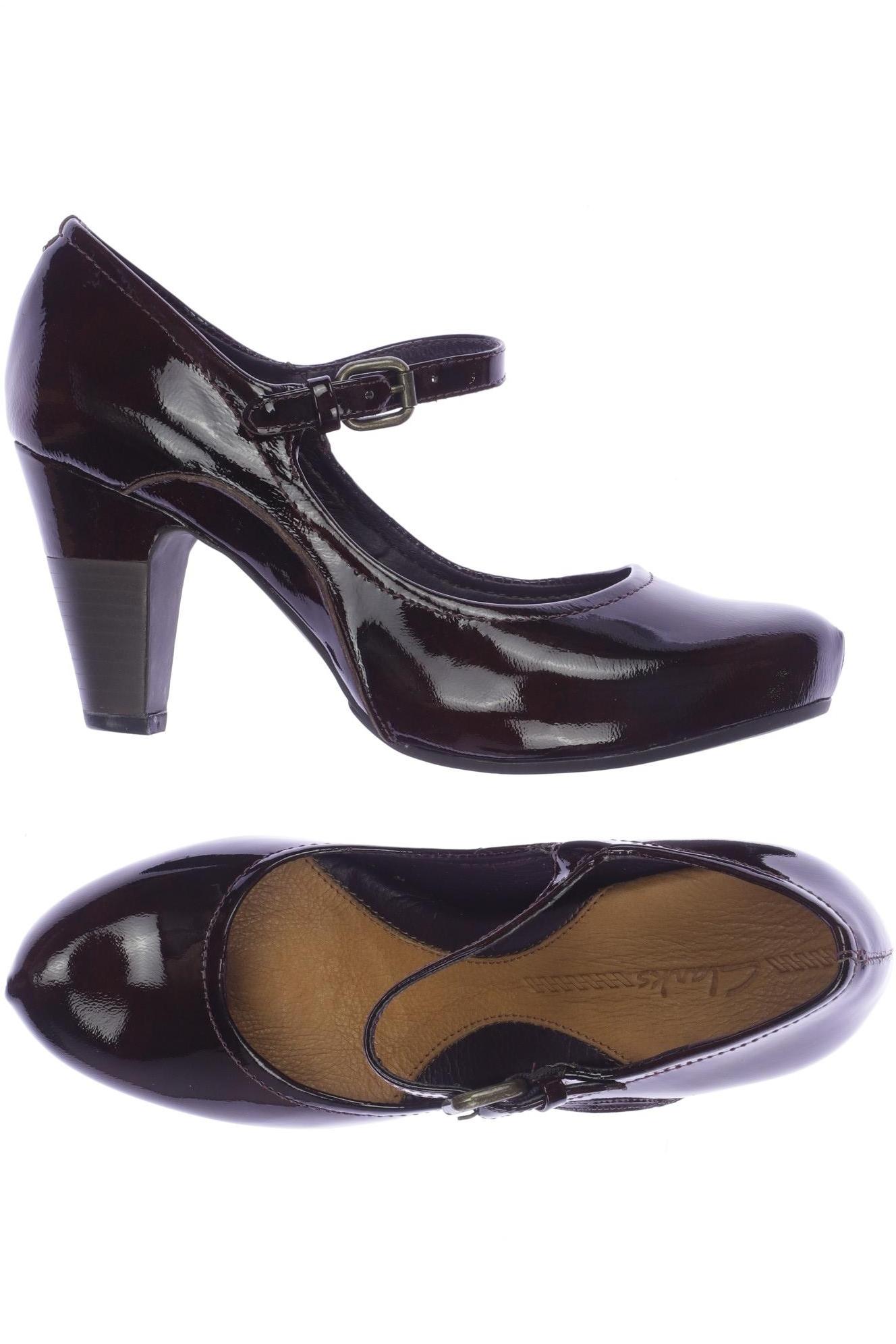 

Clarks Damen Pumps, bordeaux, Gr. 4