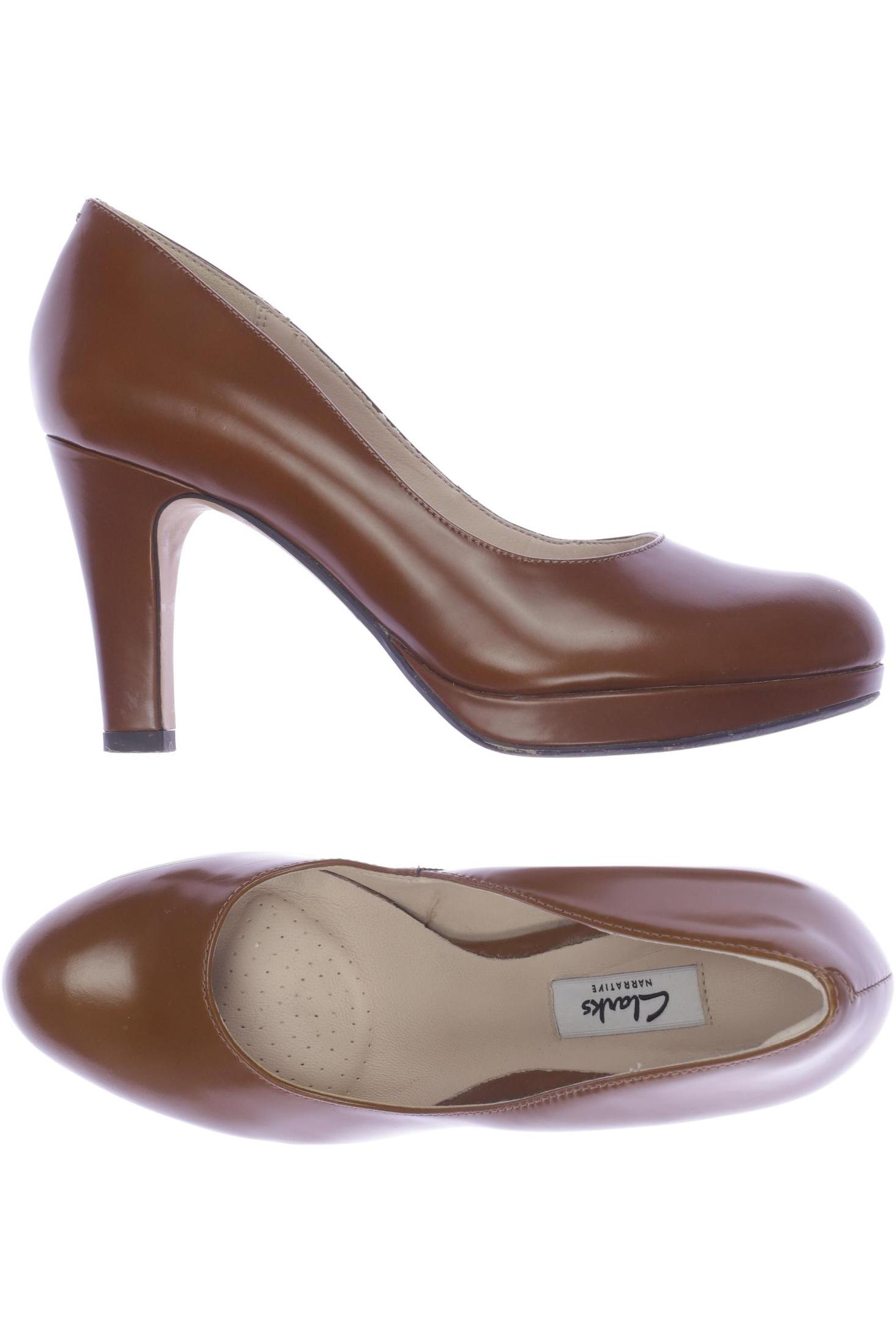 

Clarks Damen Pumps, braun, Gr. 38