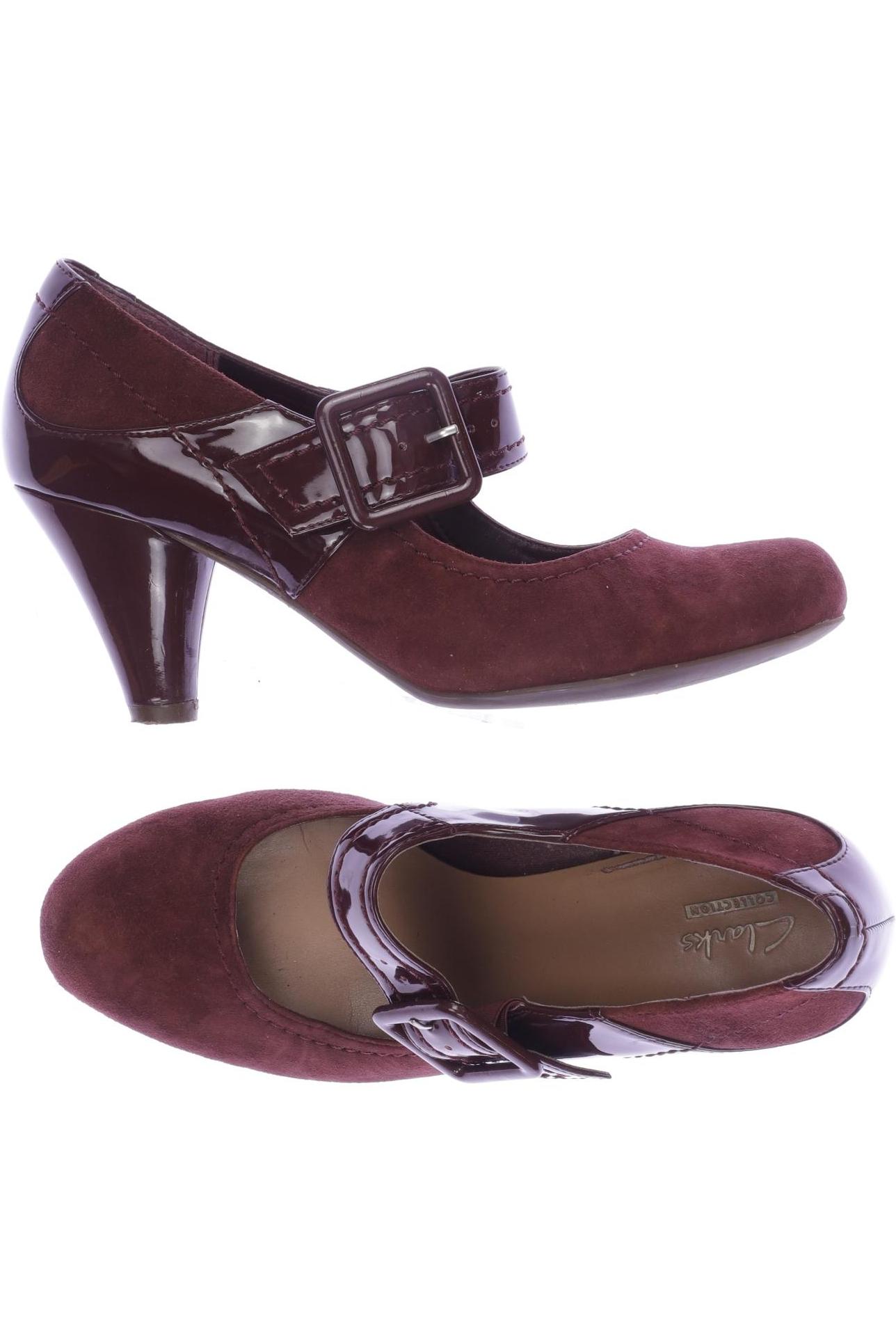 

Clarks Damen Pumps, bordeaux, Gr. 5